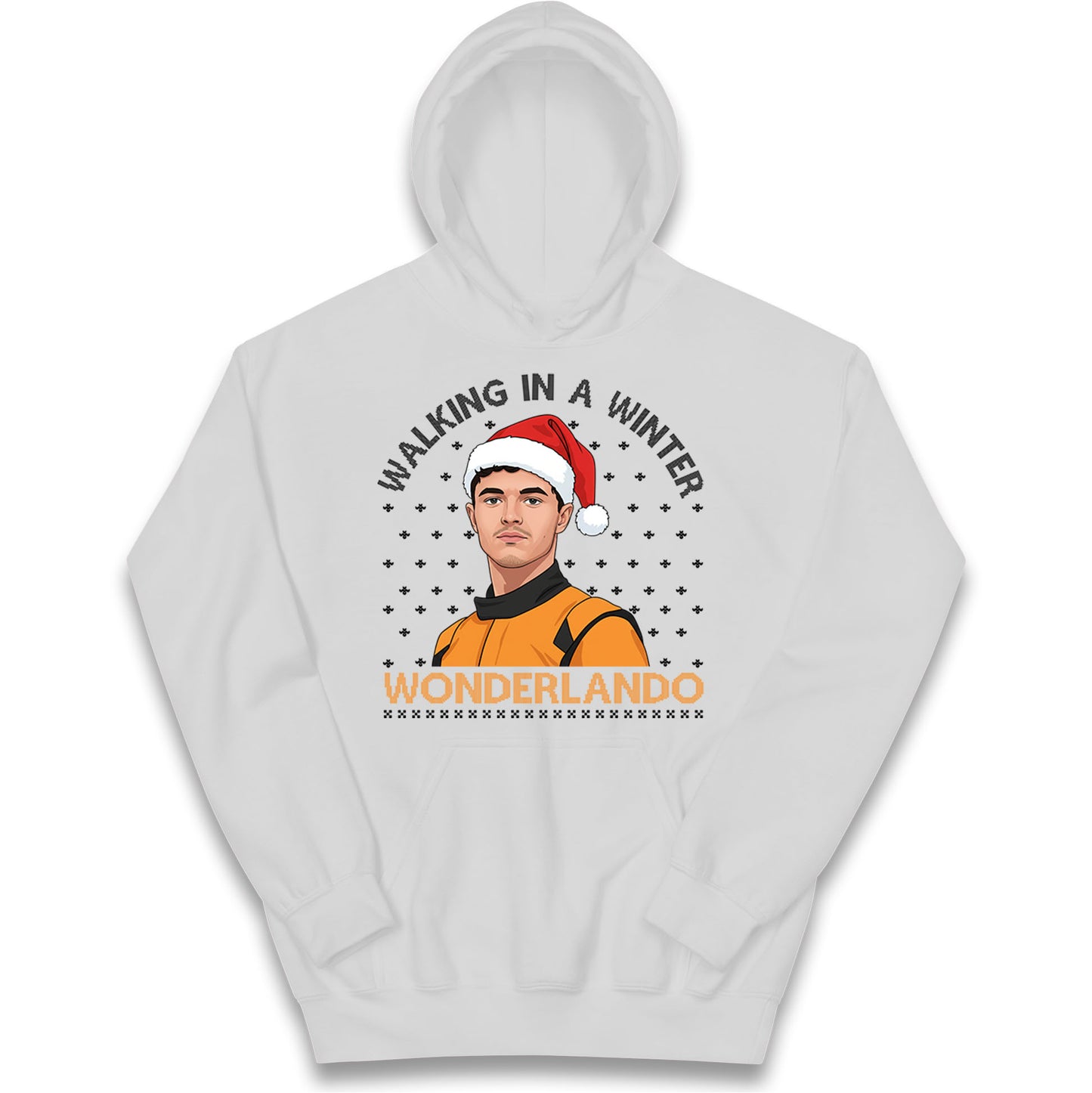 Lando Norris Christmas Kids Hoodie