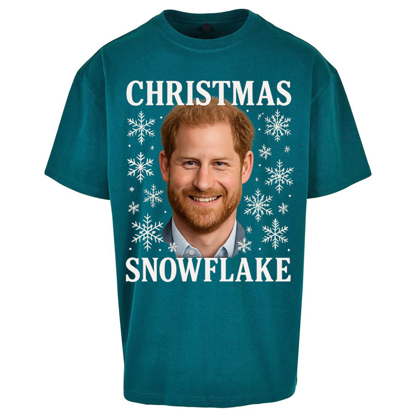 Prince Harry Xmas Oversized T Shirt