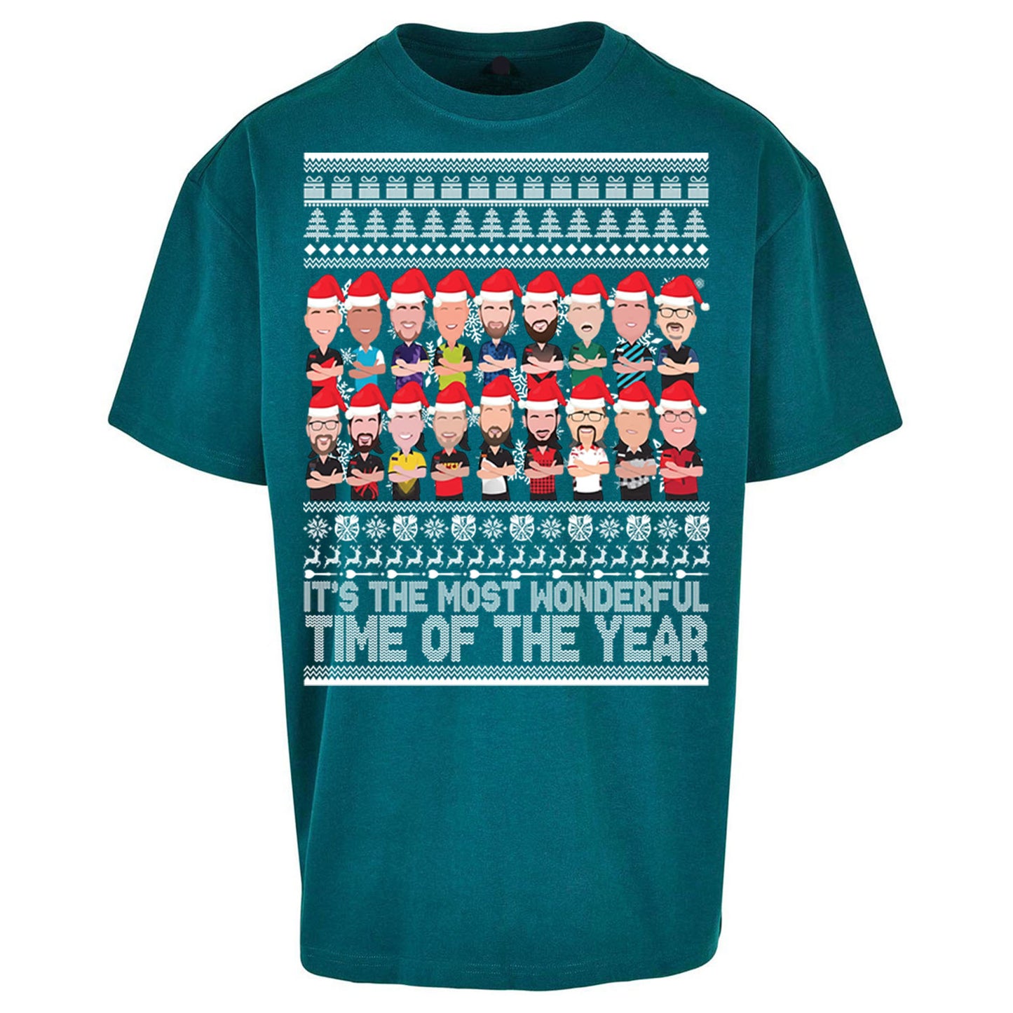 Darts Christmas Oversized T Shirt
