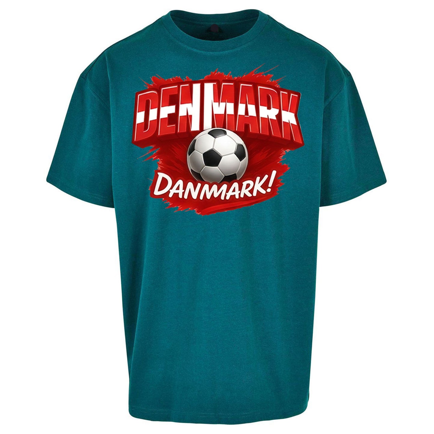 Denmark Retro World Cup Oversized T Shirt