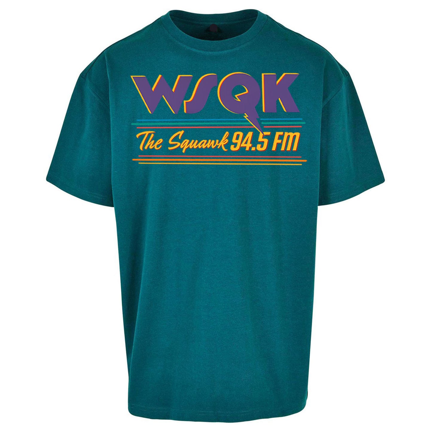 WSQK The Squawk Stranger Things Oversized T Shirt