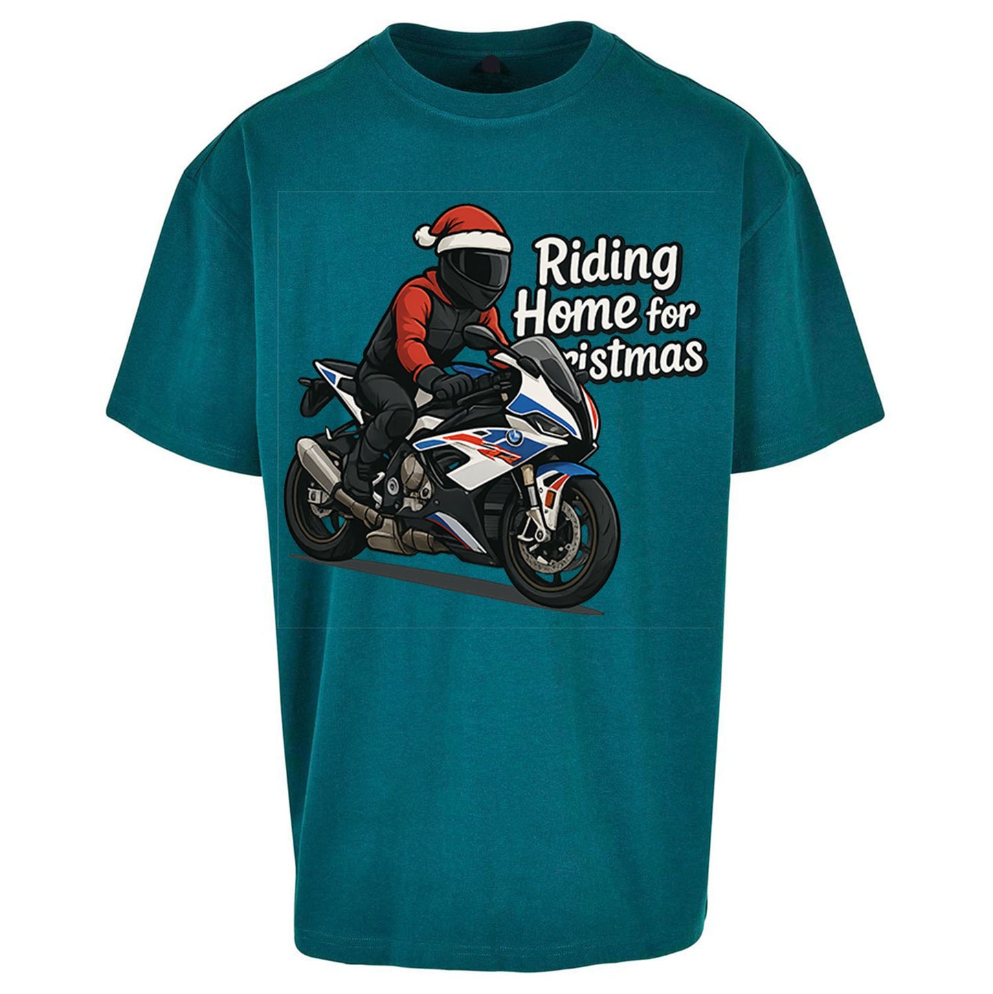 BMW S1000RR Christmas Oversized T Shirt