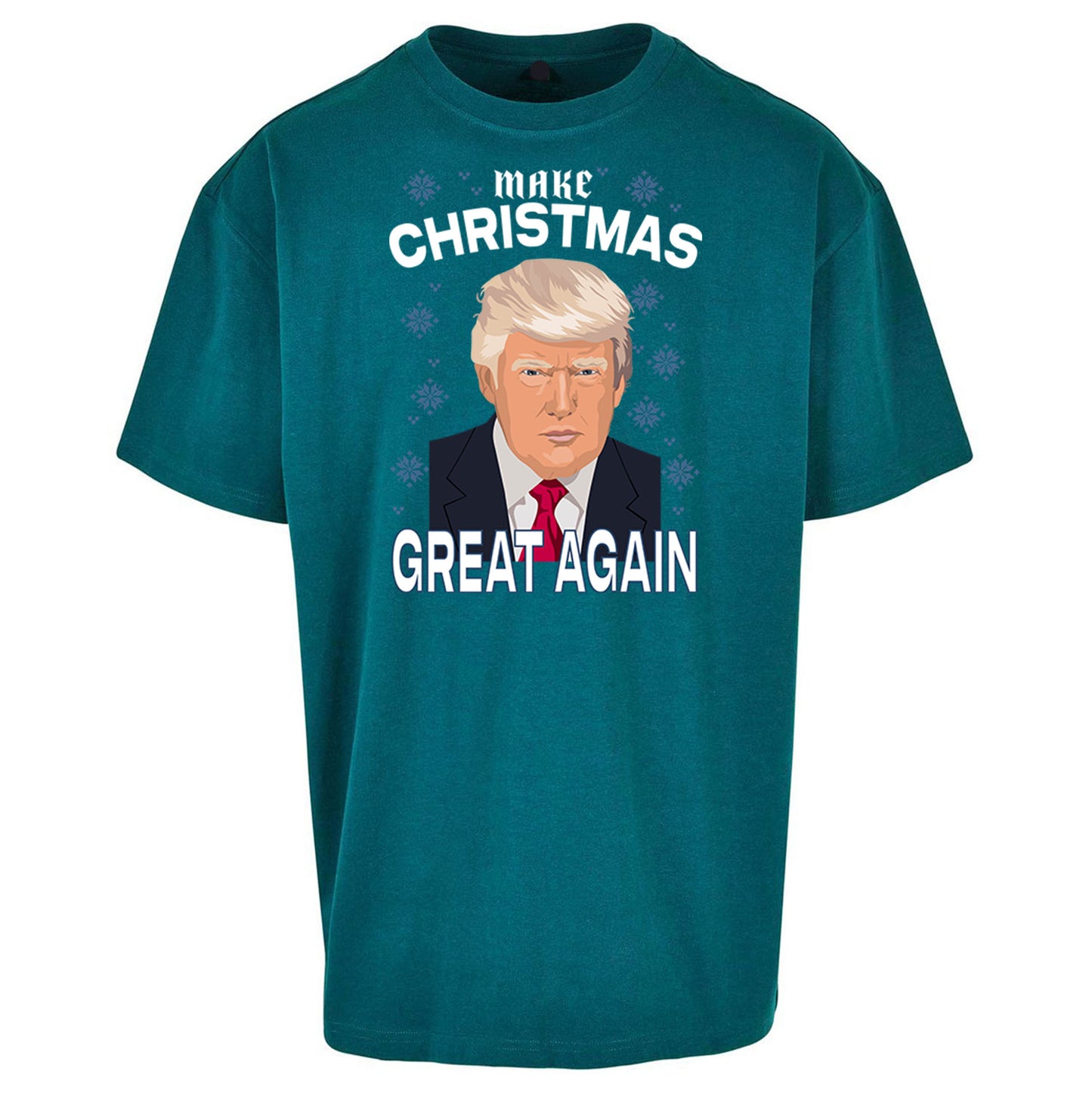 Make Christmas Great Again Oversized T Shirt