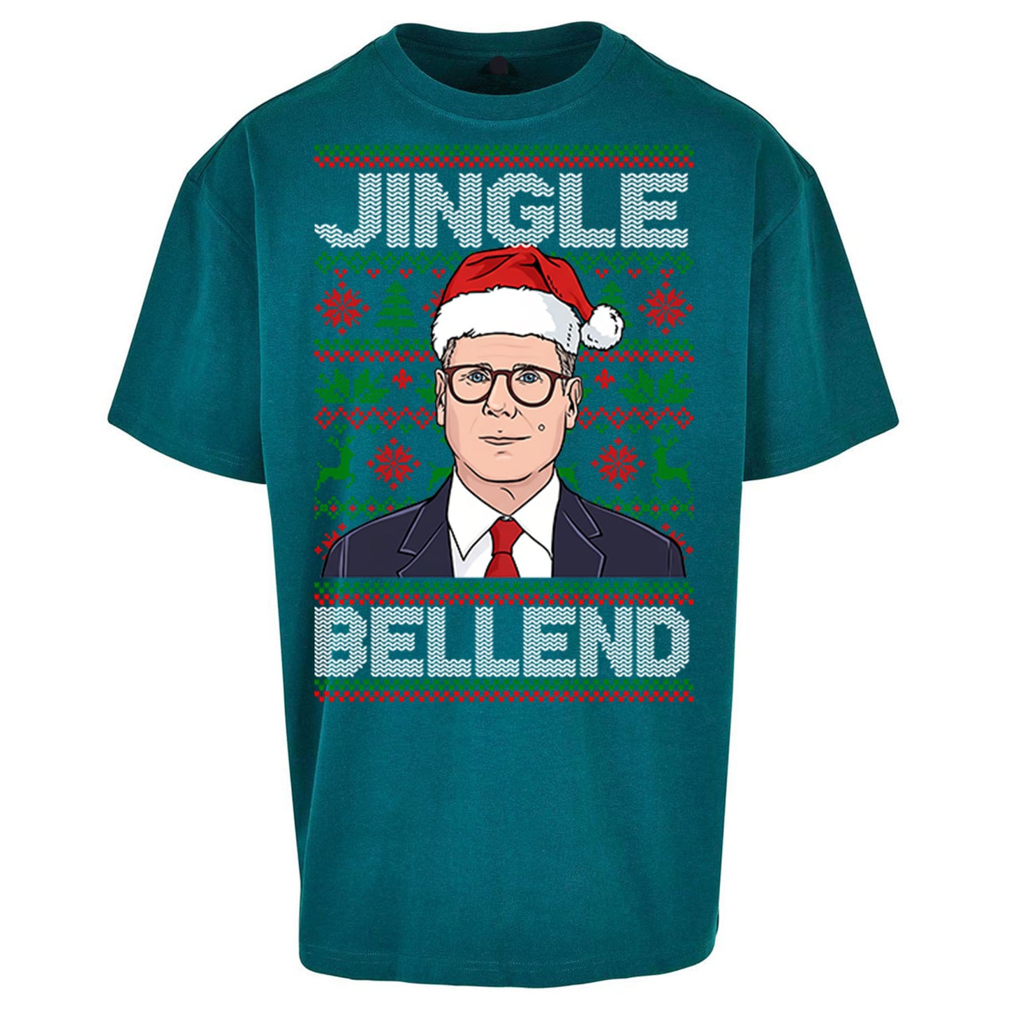 Keir Starmer Jingle Bell End Oversized T Shirt