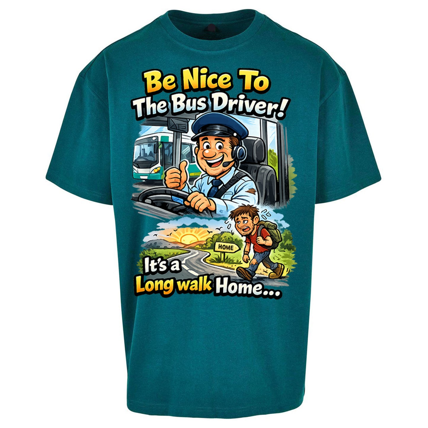 Bus Driver Oversized T Shirt