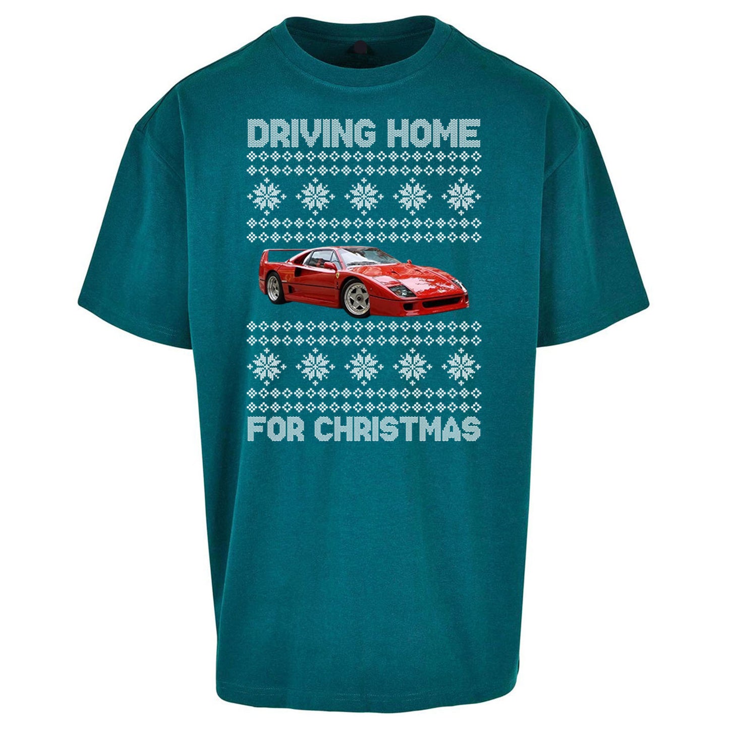Formula 1 Christmas Oversized T Shirt