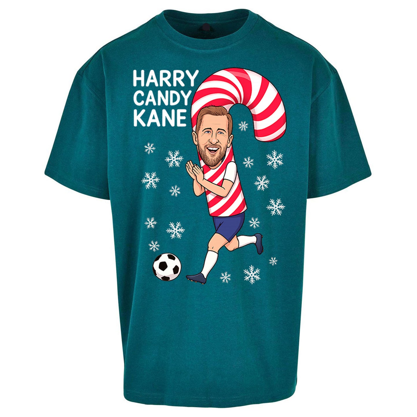 Harry Kane Christmas Oversized T Shirt