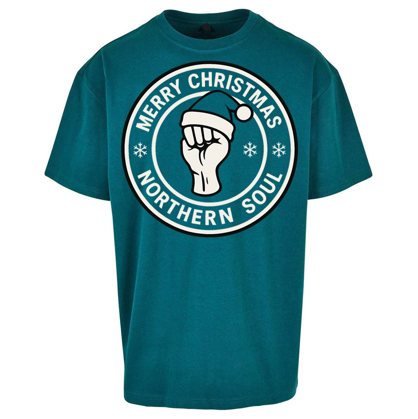 Merry Christmas Northern Soul Oversized T Shirt