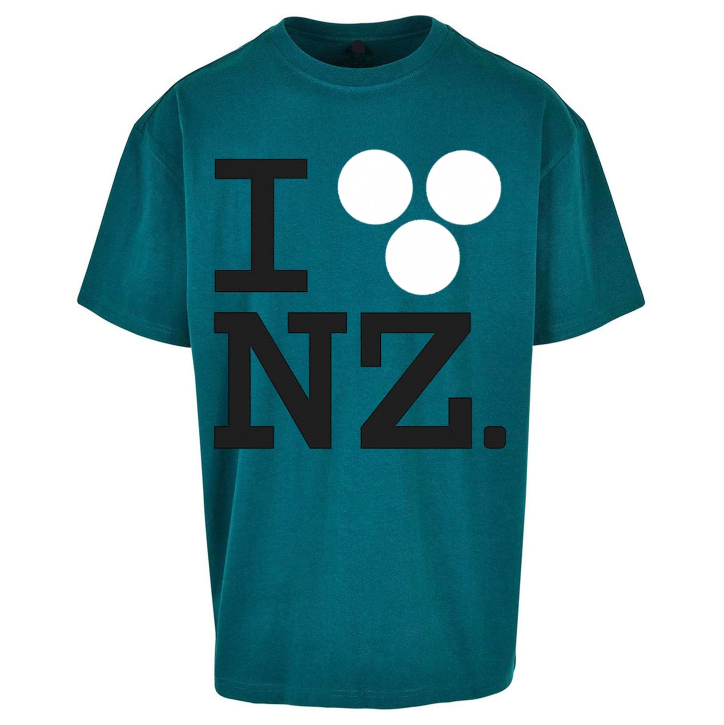 I Love NZ Orlando Bloom Huffer Oversized T Shirt