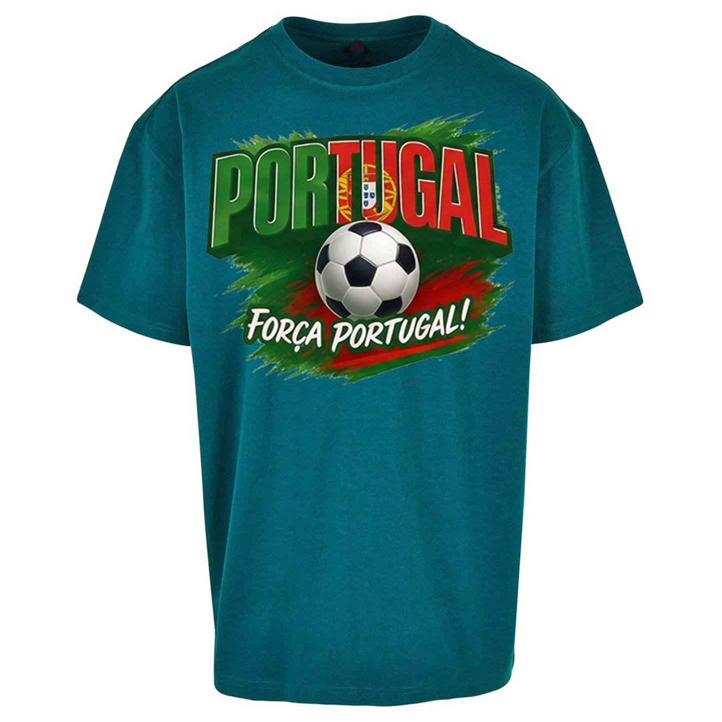 Portugal Retro World Cup Oversized T Shirt
