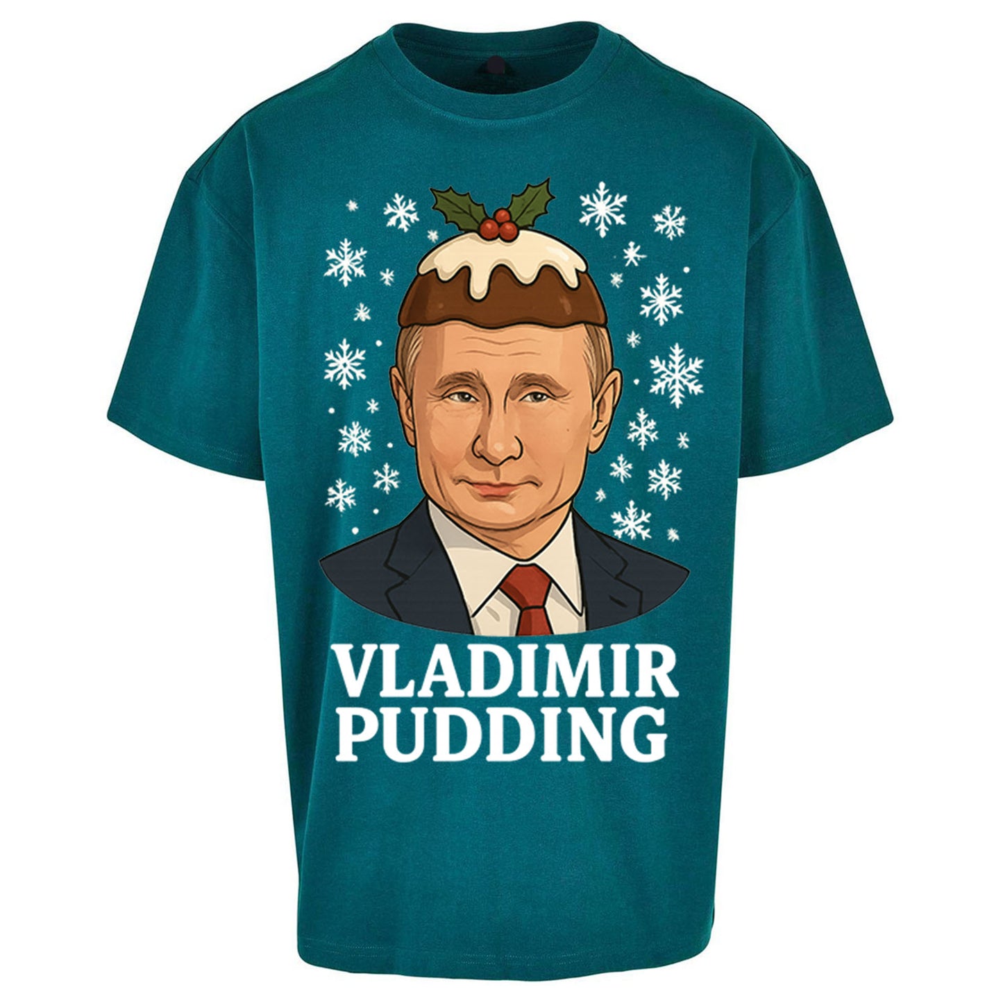 Vladimir Putin Christmas Oversized T Shirt