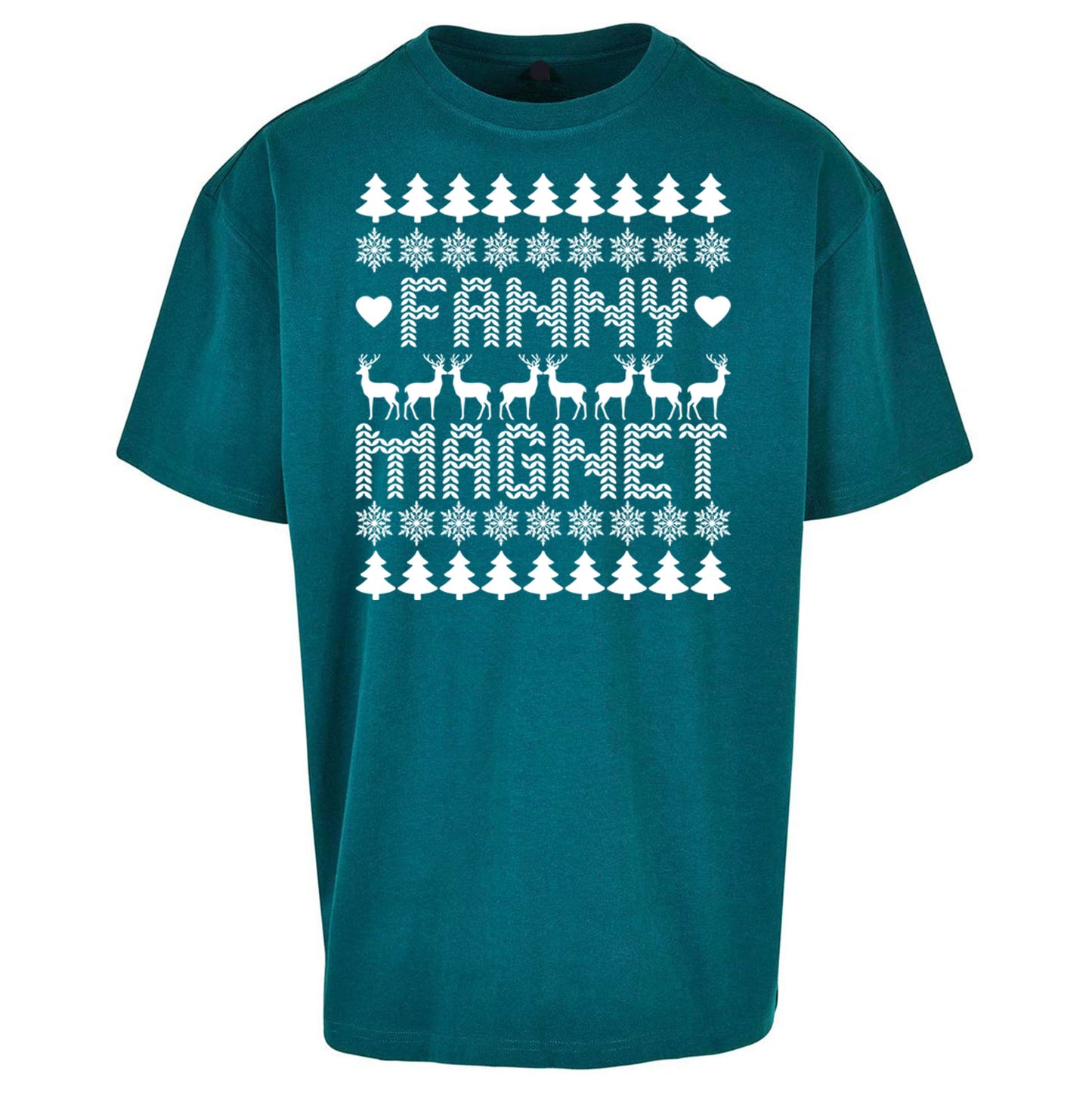 Fanny Magnet Christmas Oversized T Shirt