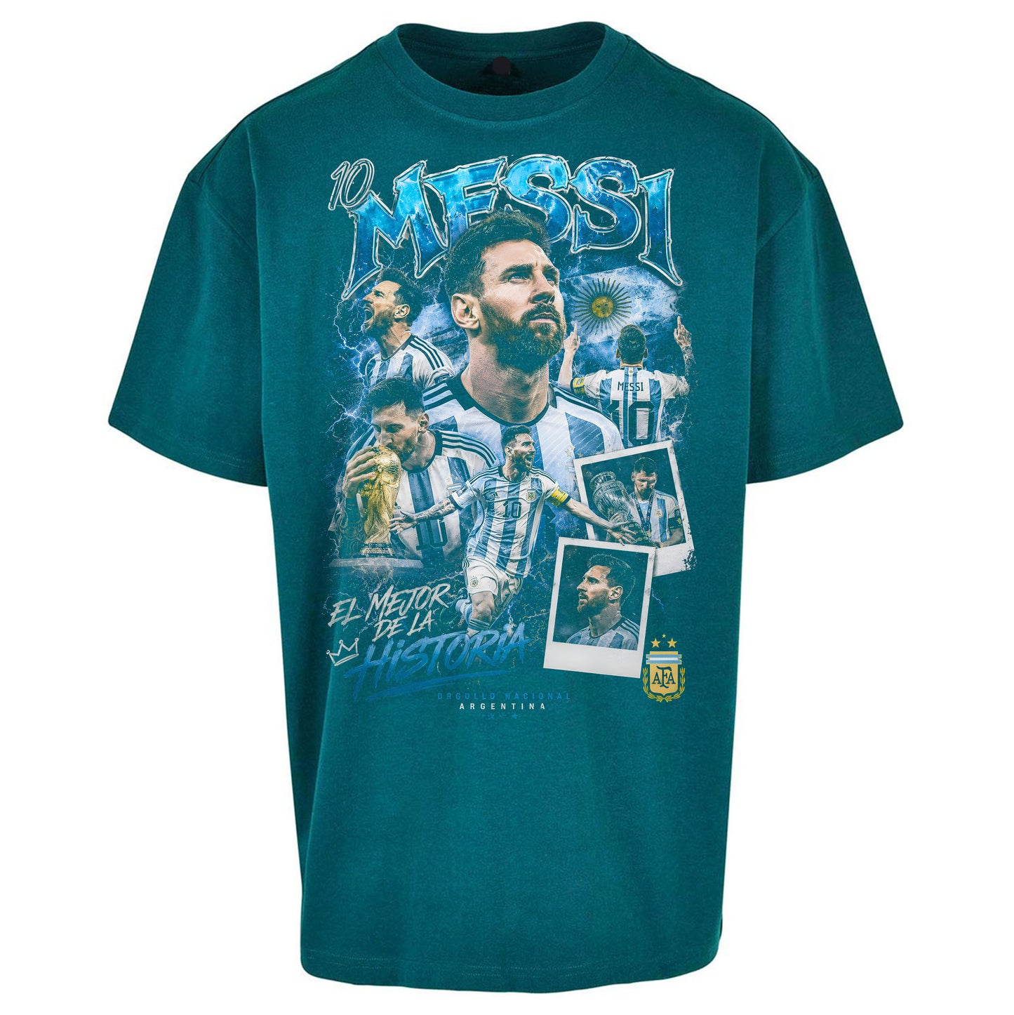 10 Messi Argentina Oversized T Shirt