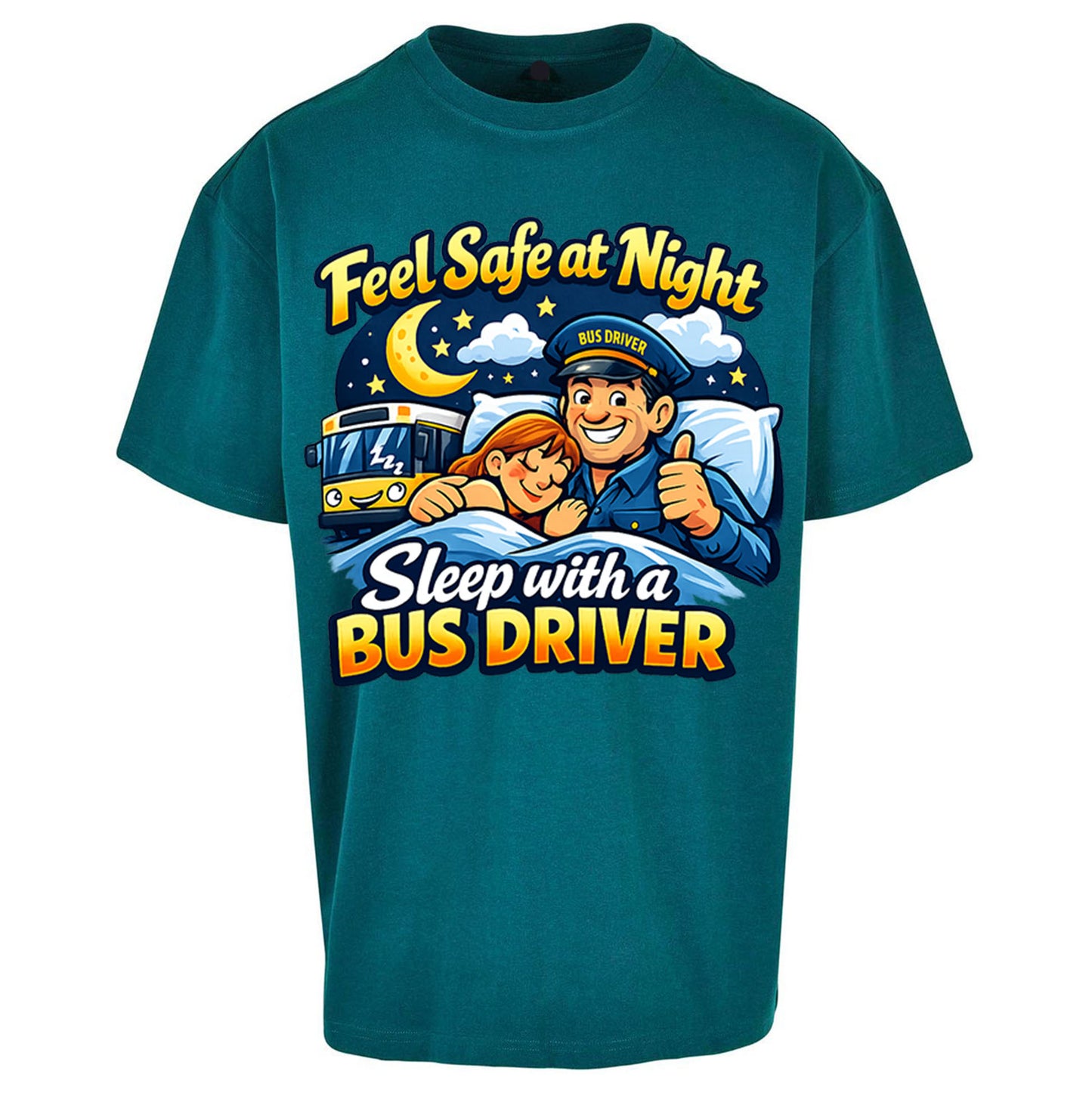 Bus Driver Job Title Oversized T Shirt