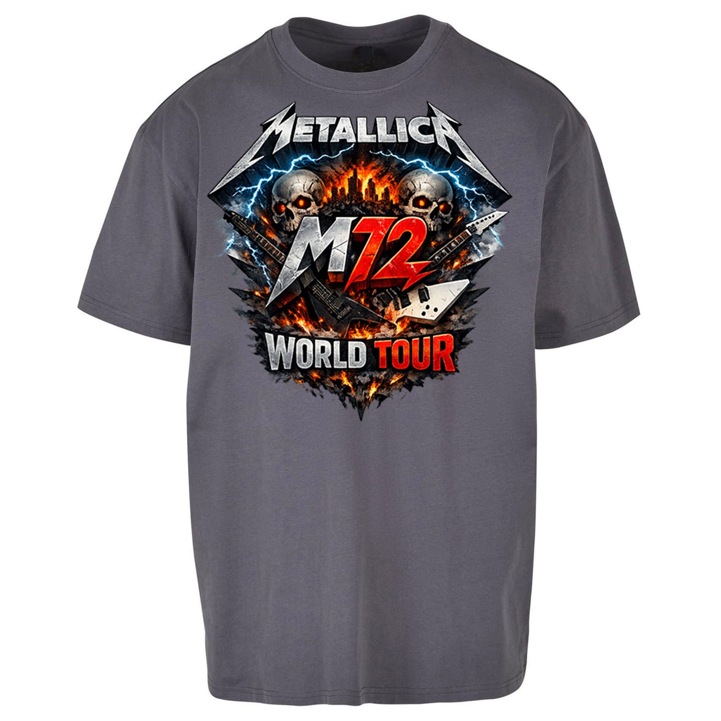 Metallica M72 World Tour Oversized T Shirt