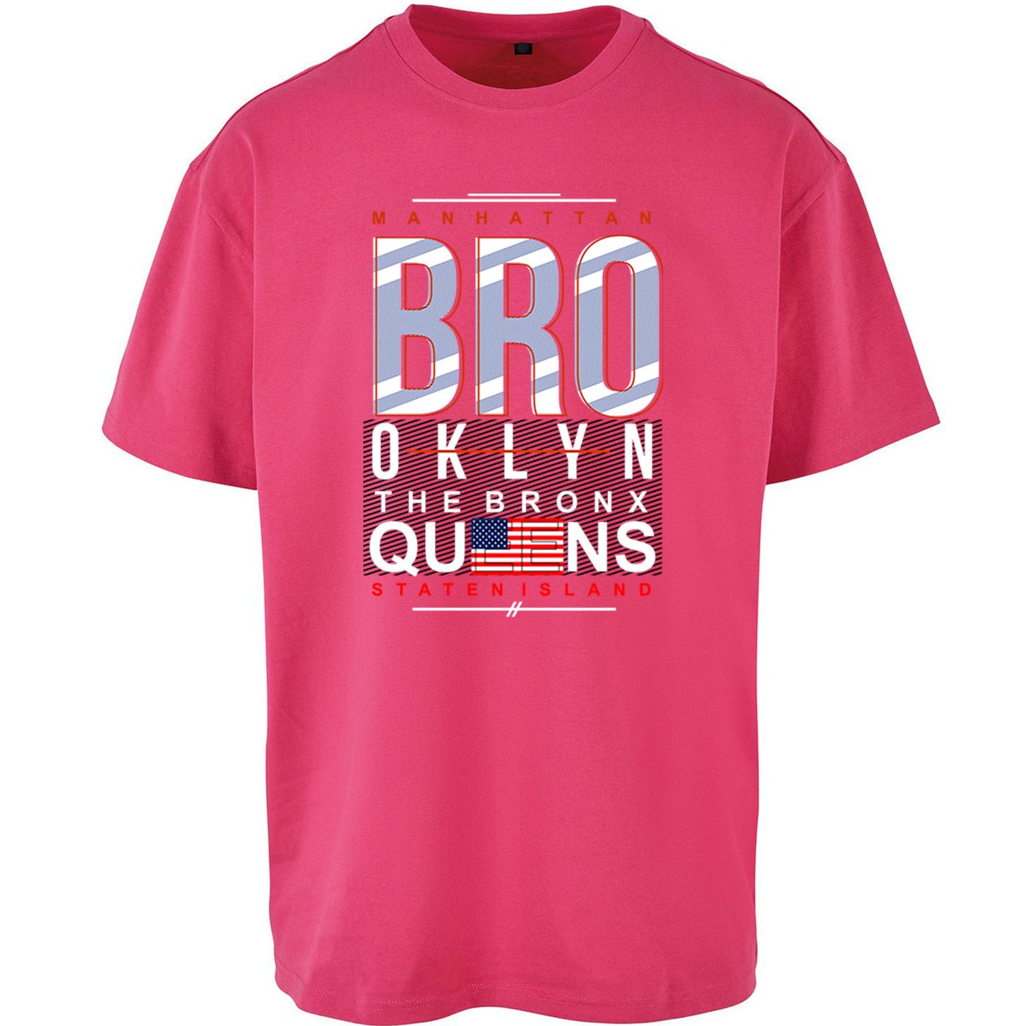 Brooklyn New York State Oversized T Shirt
