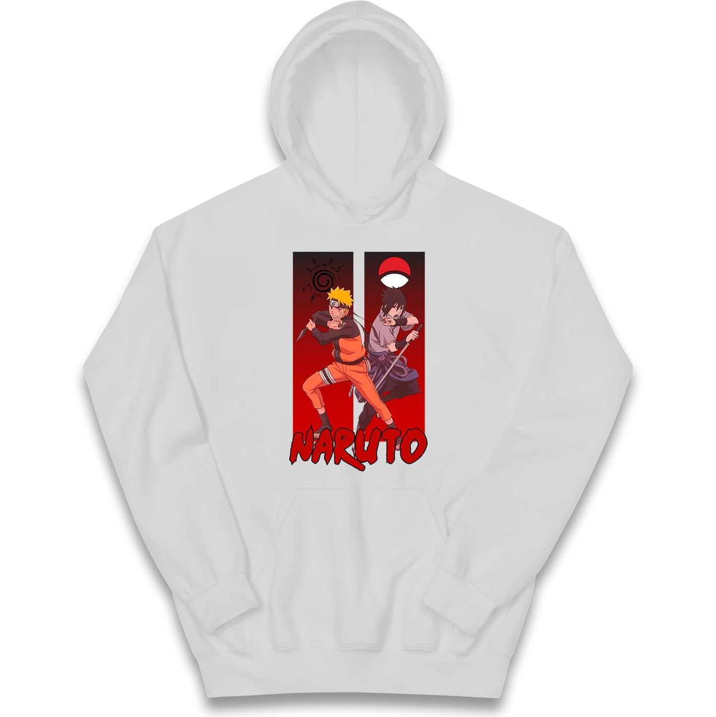 naruto eight trigrams sealing and sasuke uchiha crest hoodie
