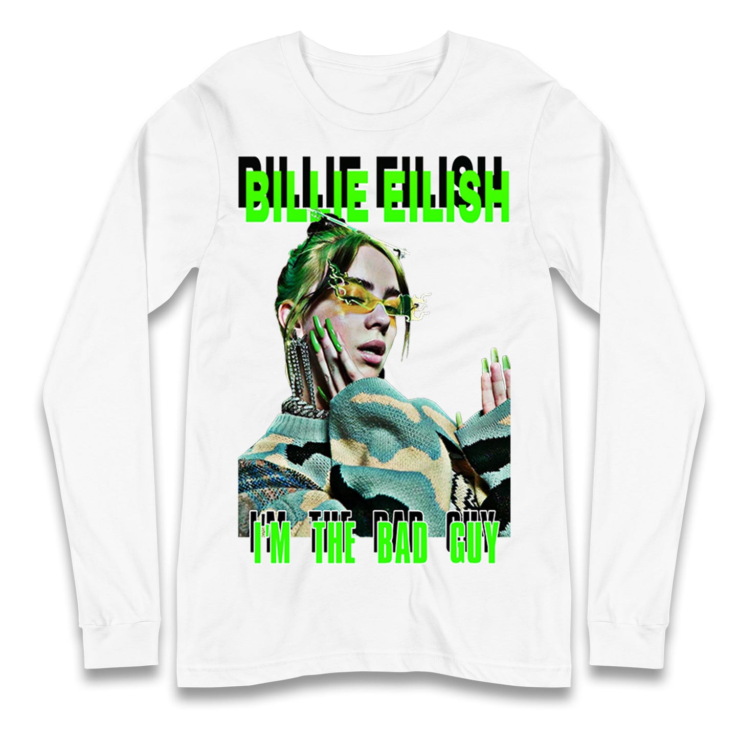 Billie Eilish Singer Longsleeve T Shirt