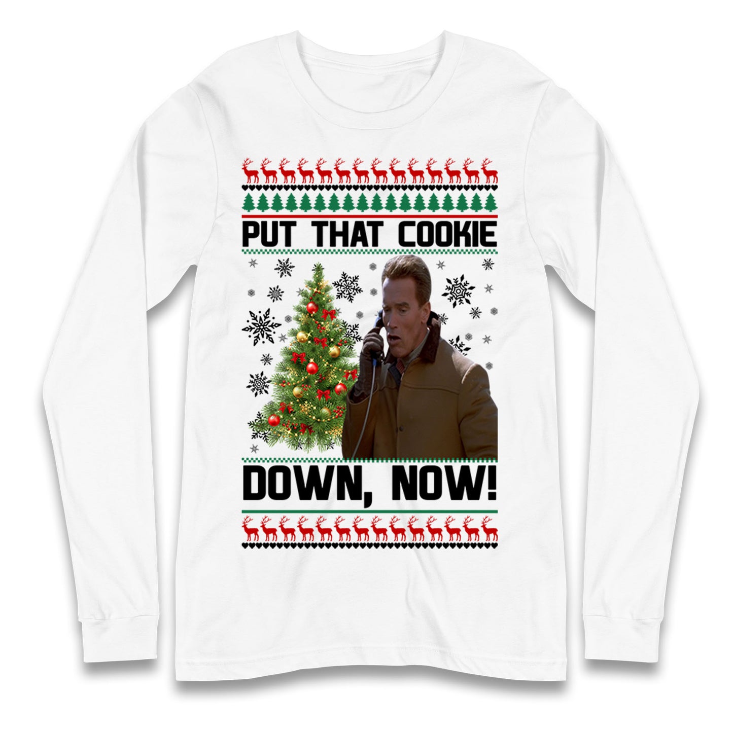 Arnie Christmas Longsleeve T Shirt