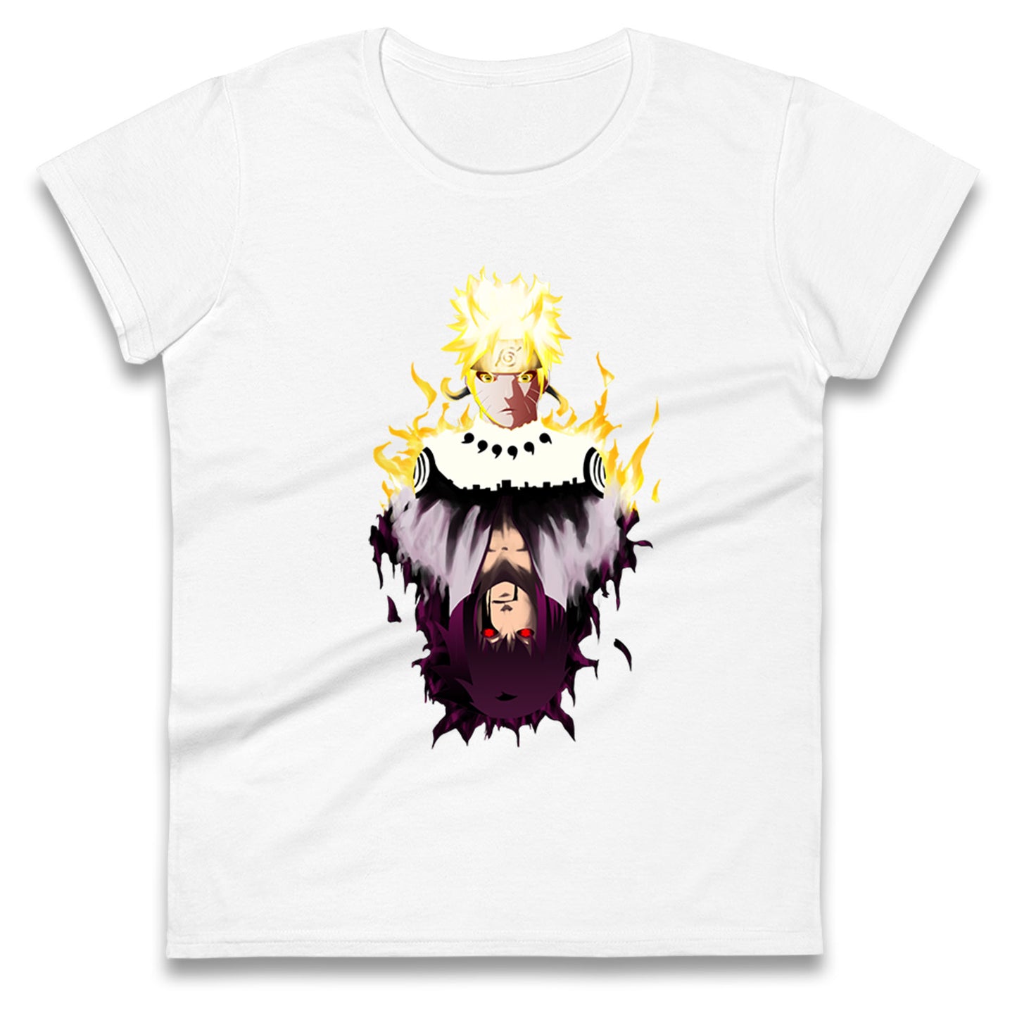 Naruto Uzumaki & Sasuke Uchiha Womens T Shirt