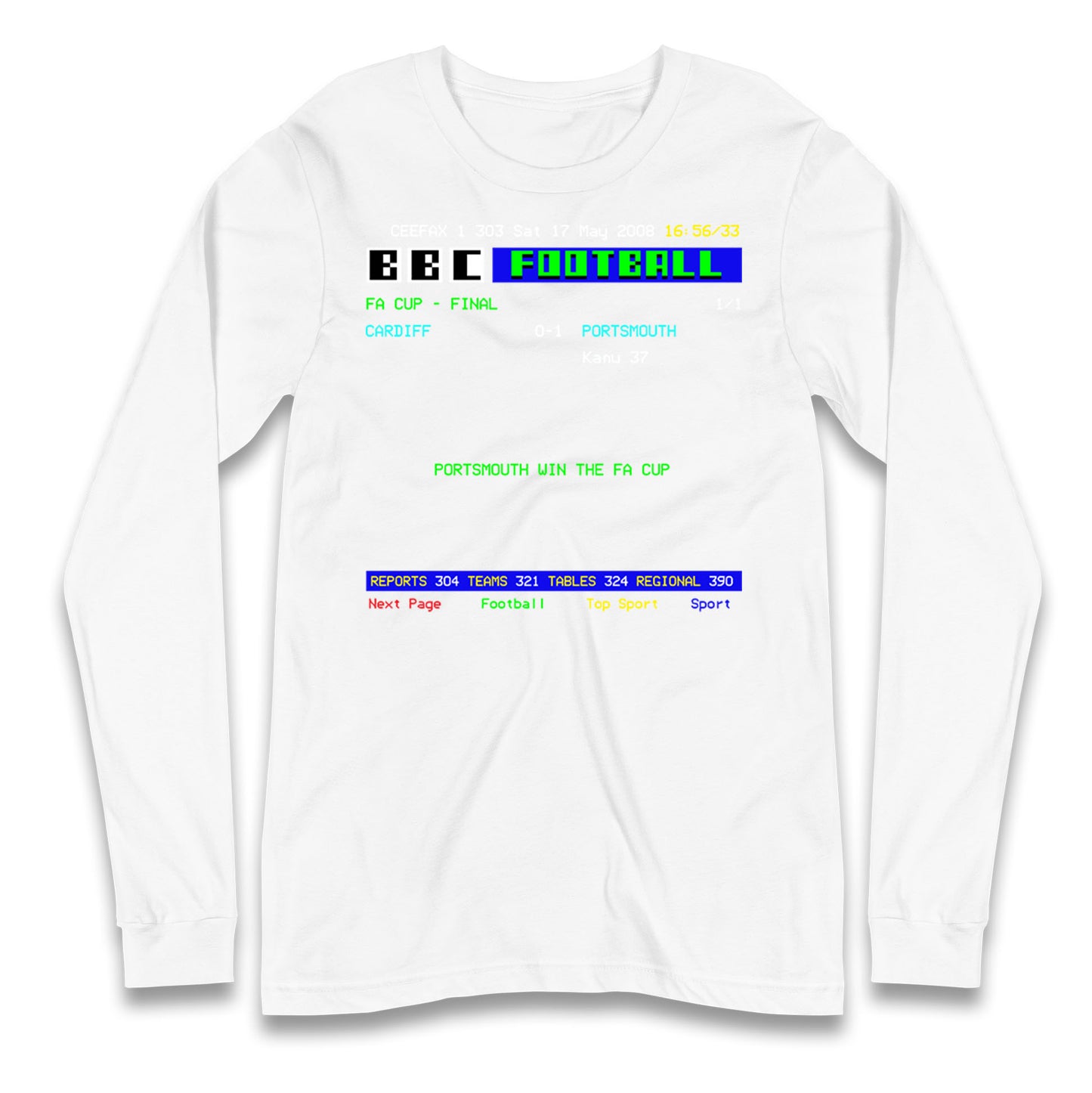 Portsmouth FA Cup Winners 2008 Longsleeve T Shirt