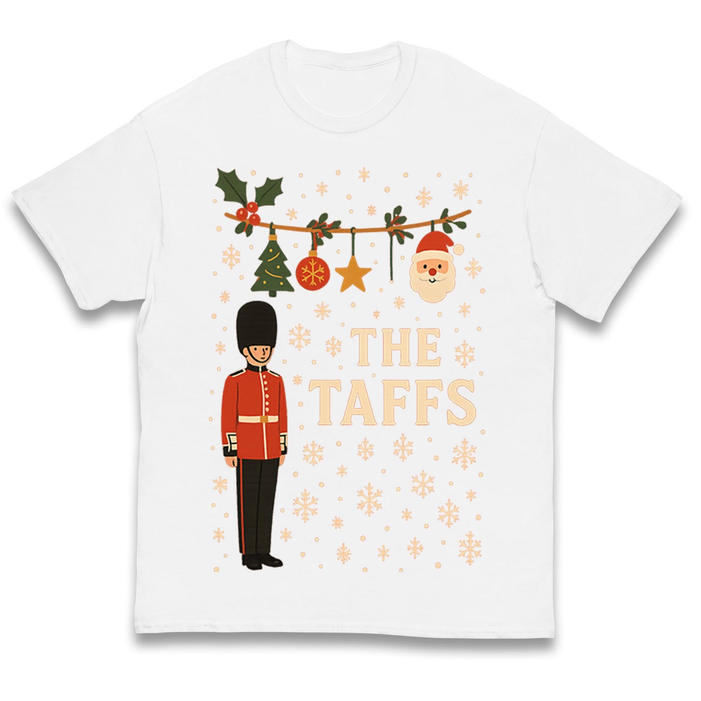 The Taffs Welsh Guards Christmas Kids T Shirt