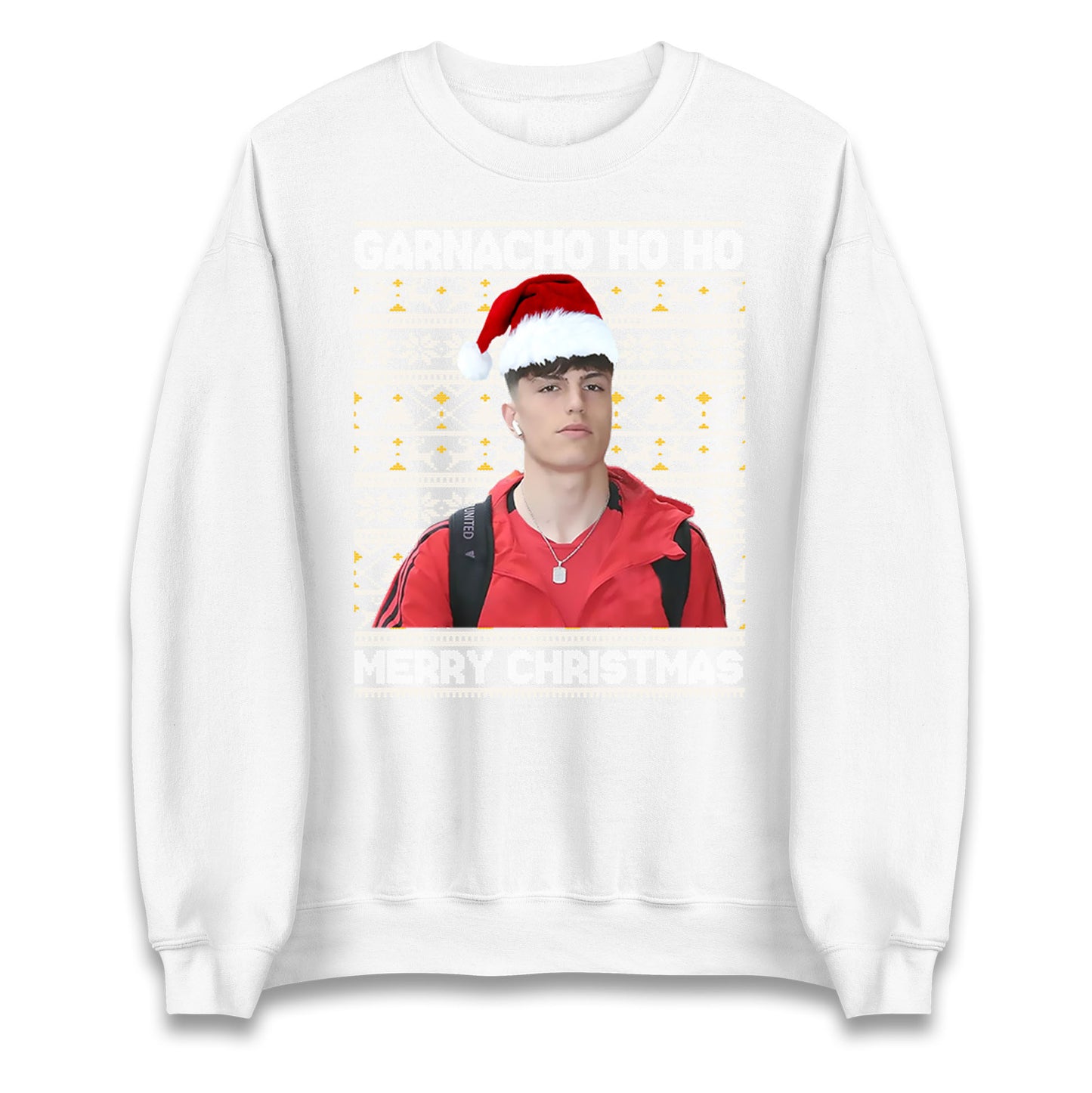 alejandro garnacho christmas sweatshirt