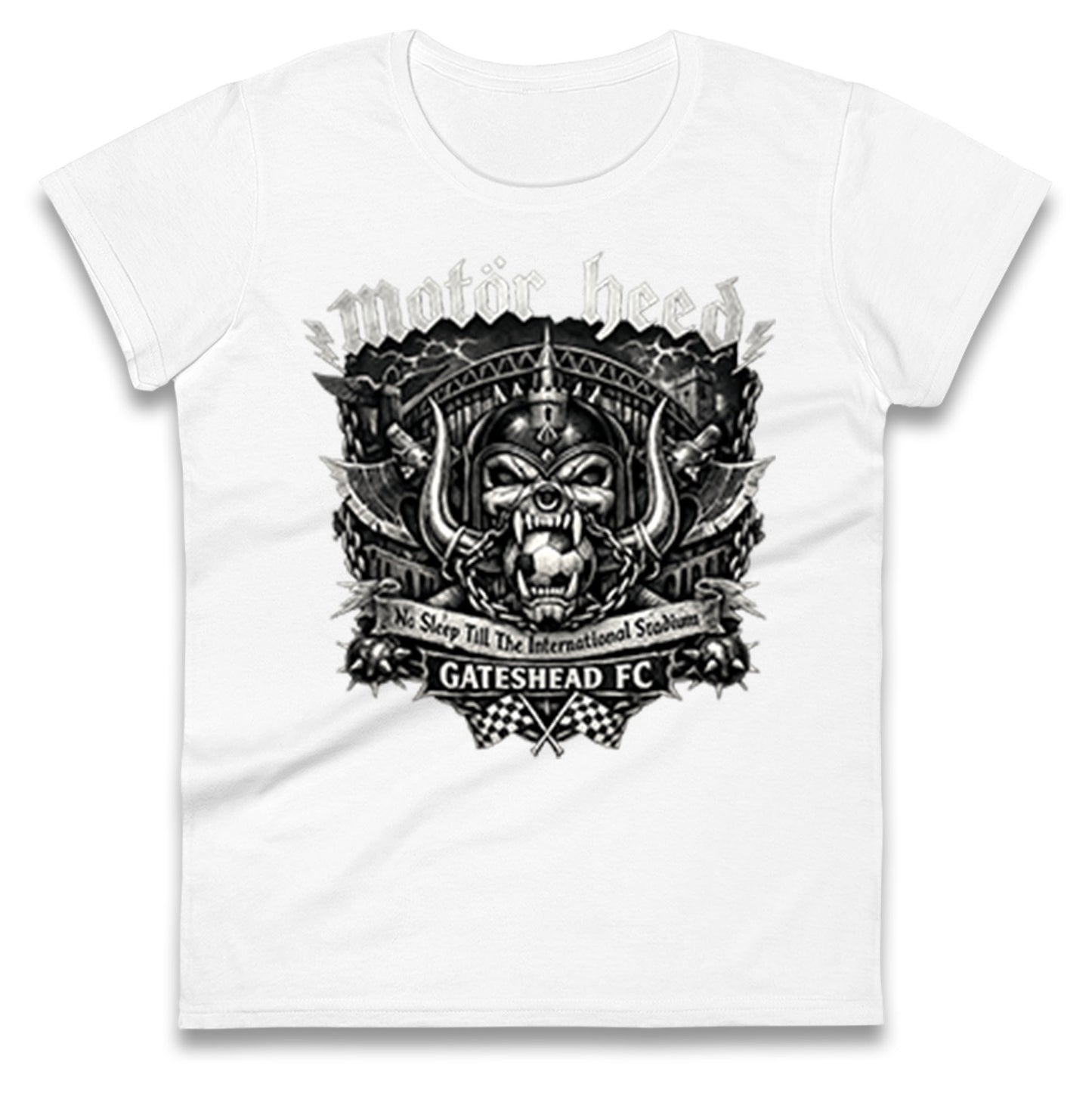 Gateshead Motor Heed Football Ladies T Shirt
