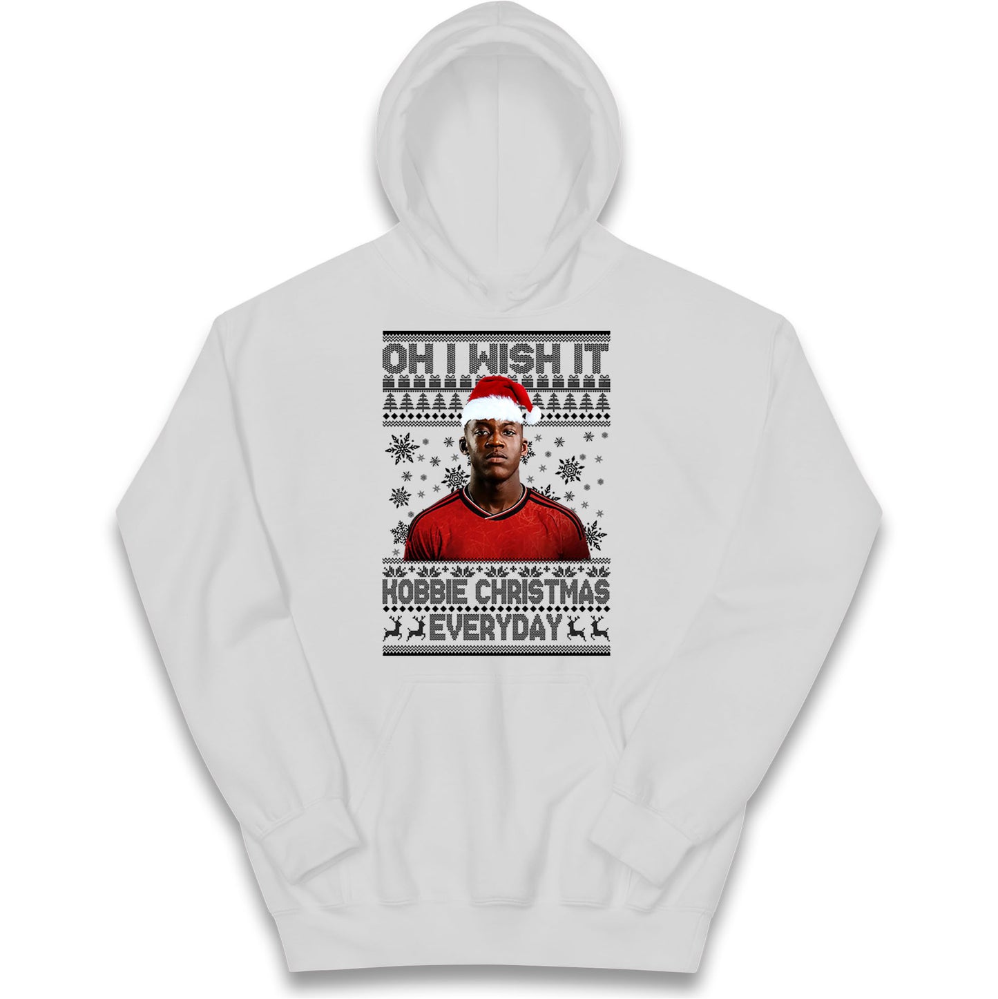 Kobbie Mainoo Christmas Kids Hoodie