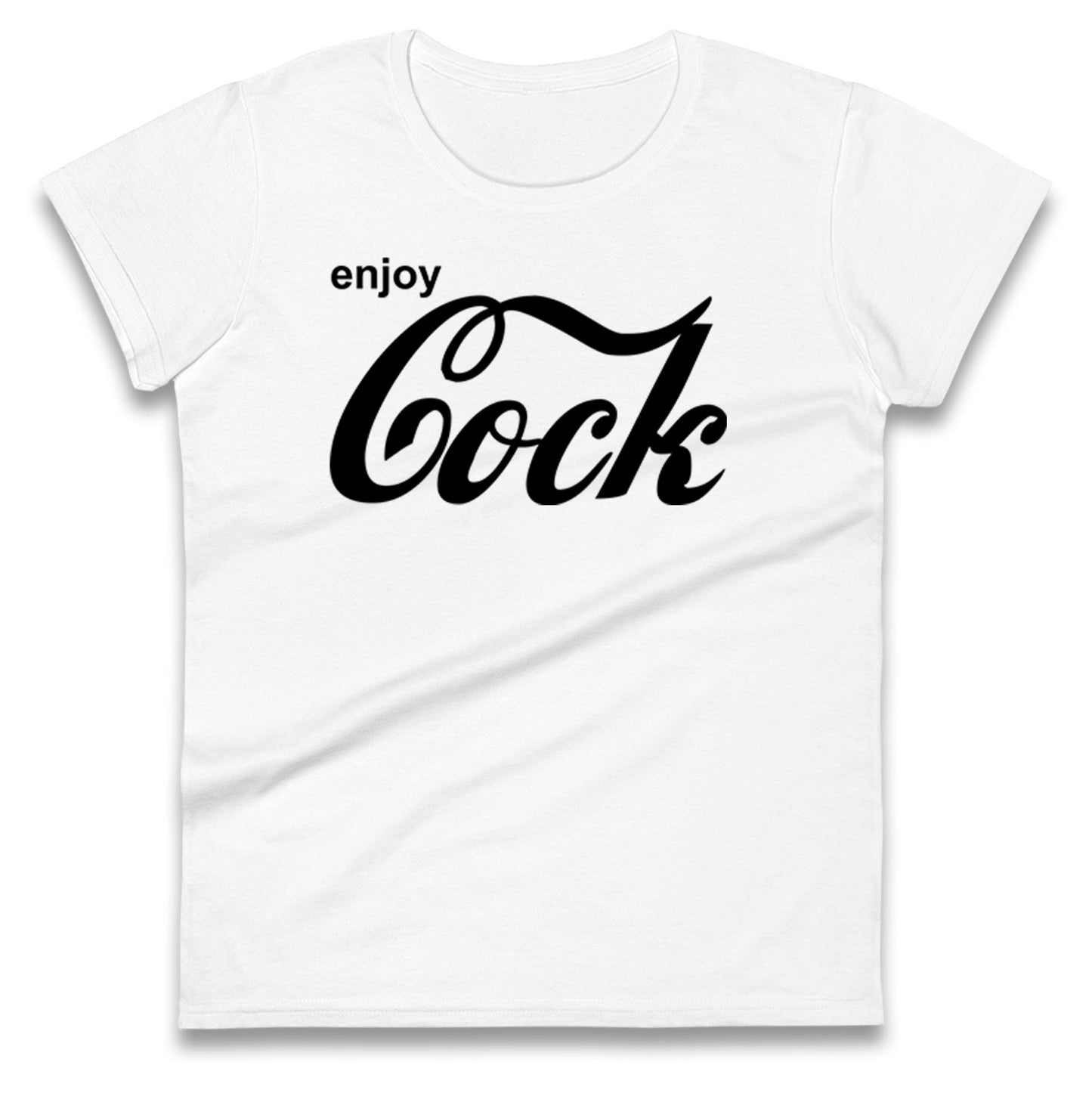 Coke Funny Christmas Ladies T Shirt