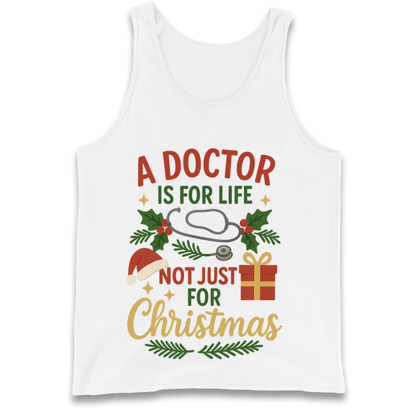Doctor Christmas Tank Top