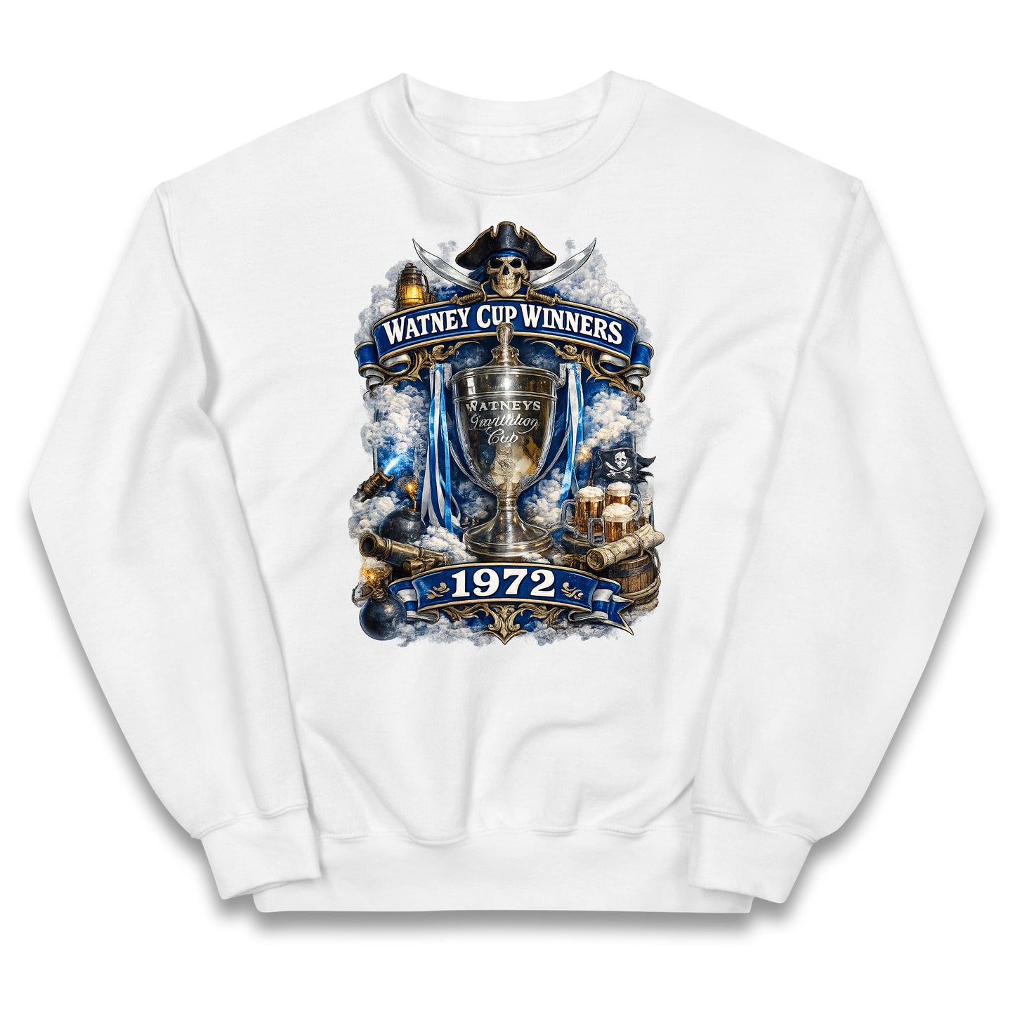 Retro Bristol Rovers Football Kids Jumper