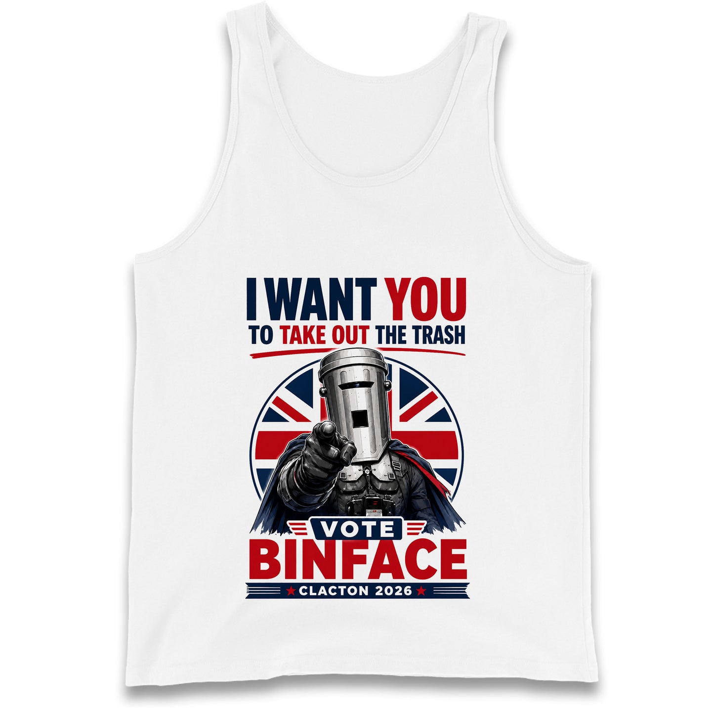 Vote Count Binface Clacton-On-Sea 2026 Tank Top