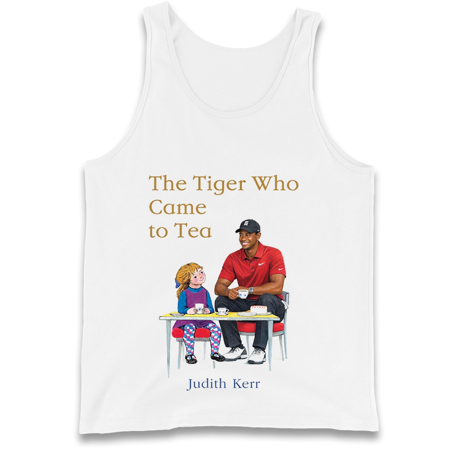 Tiger Woods The Tiger Who Came To Tea Golf Tank Top