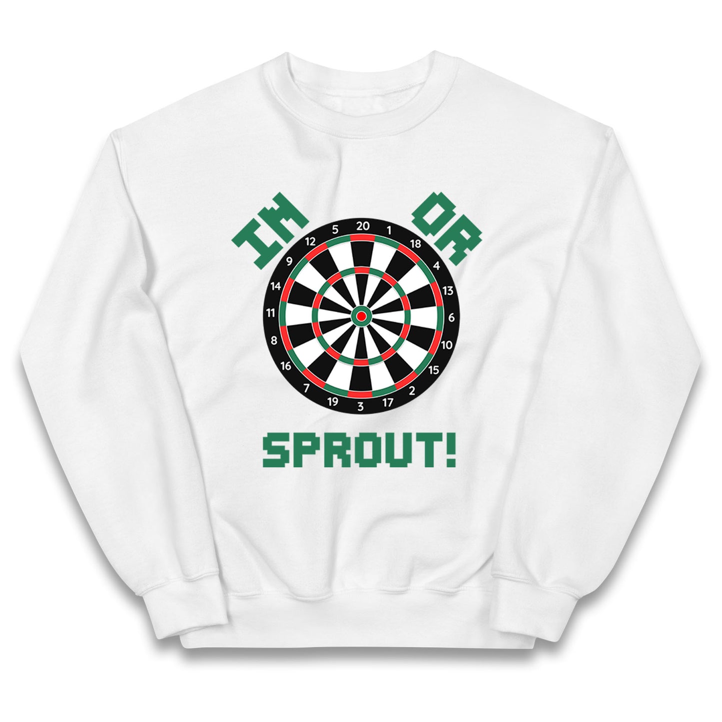 dartboard christmas jumper