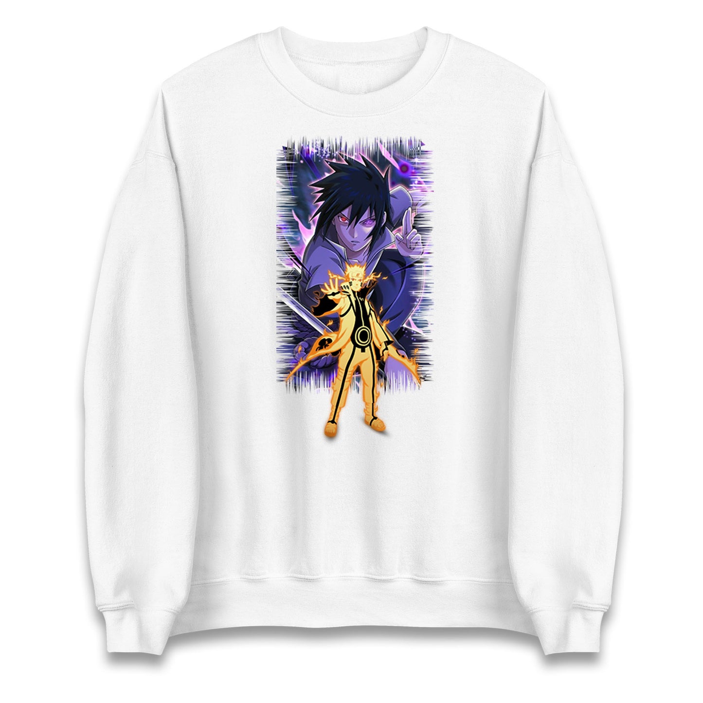 sasuke uchiha and naruto uzumaki sweatshirt