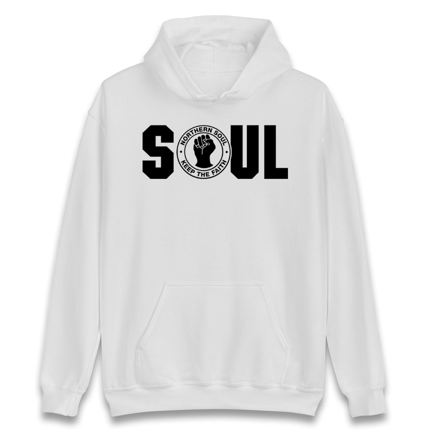 Northern Soul Keep The Faith Logo Hoodie