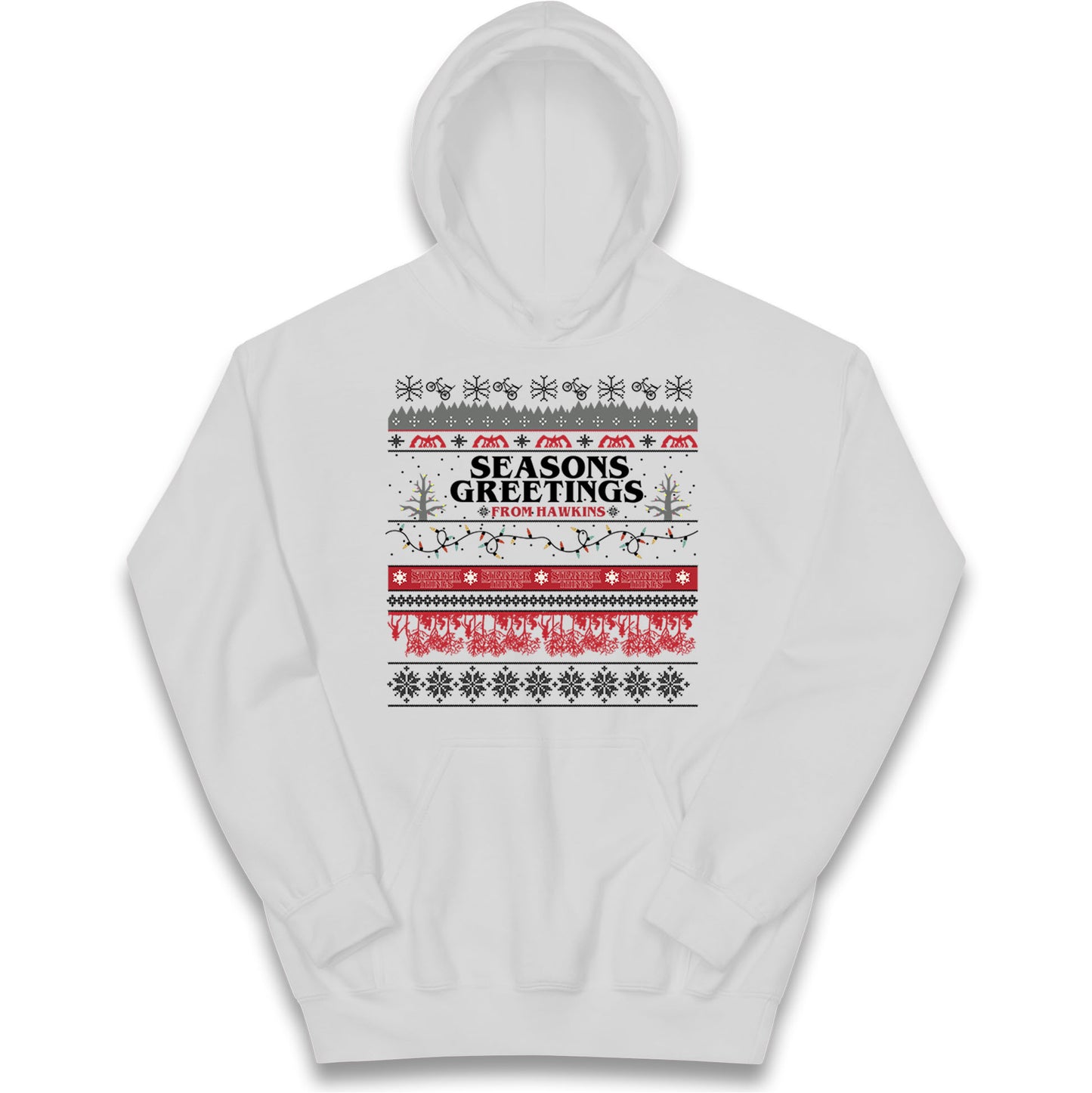 Stranger Things Trailer Kids Hoodie