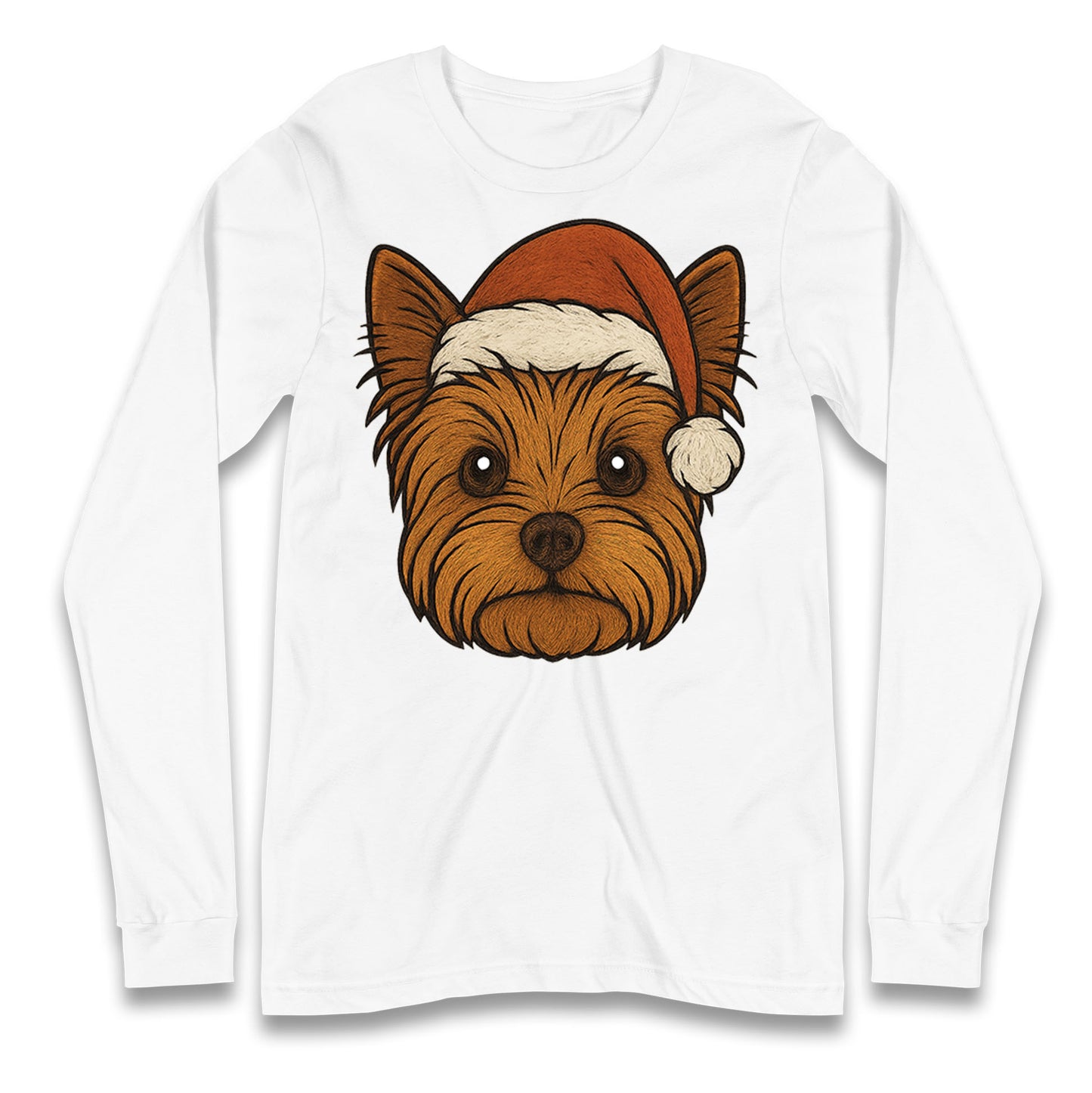 Yorkshire Terrier Christmas Longsleeve T Shirt