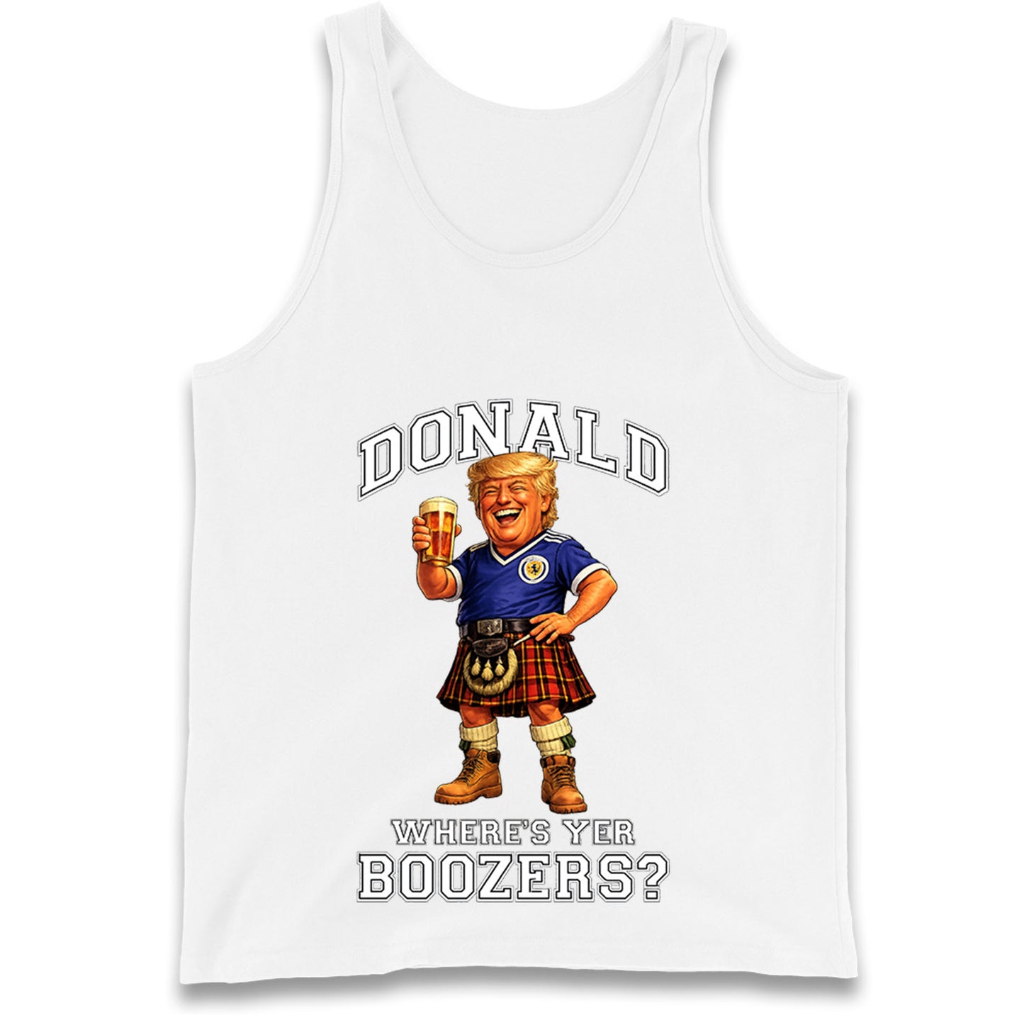 Donald Trump Scotland World Cup Tank Top