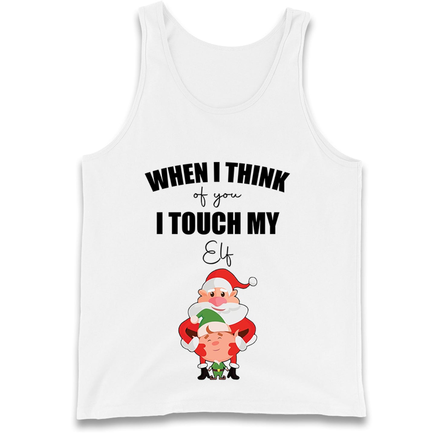 Santa Elf Christmas Tank Top