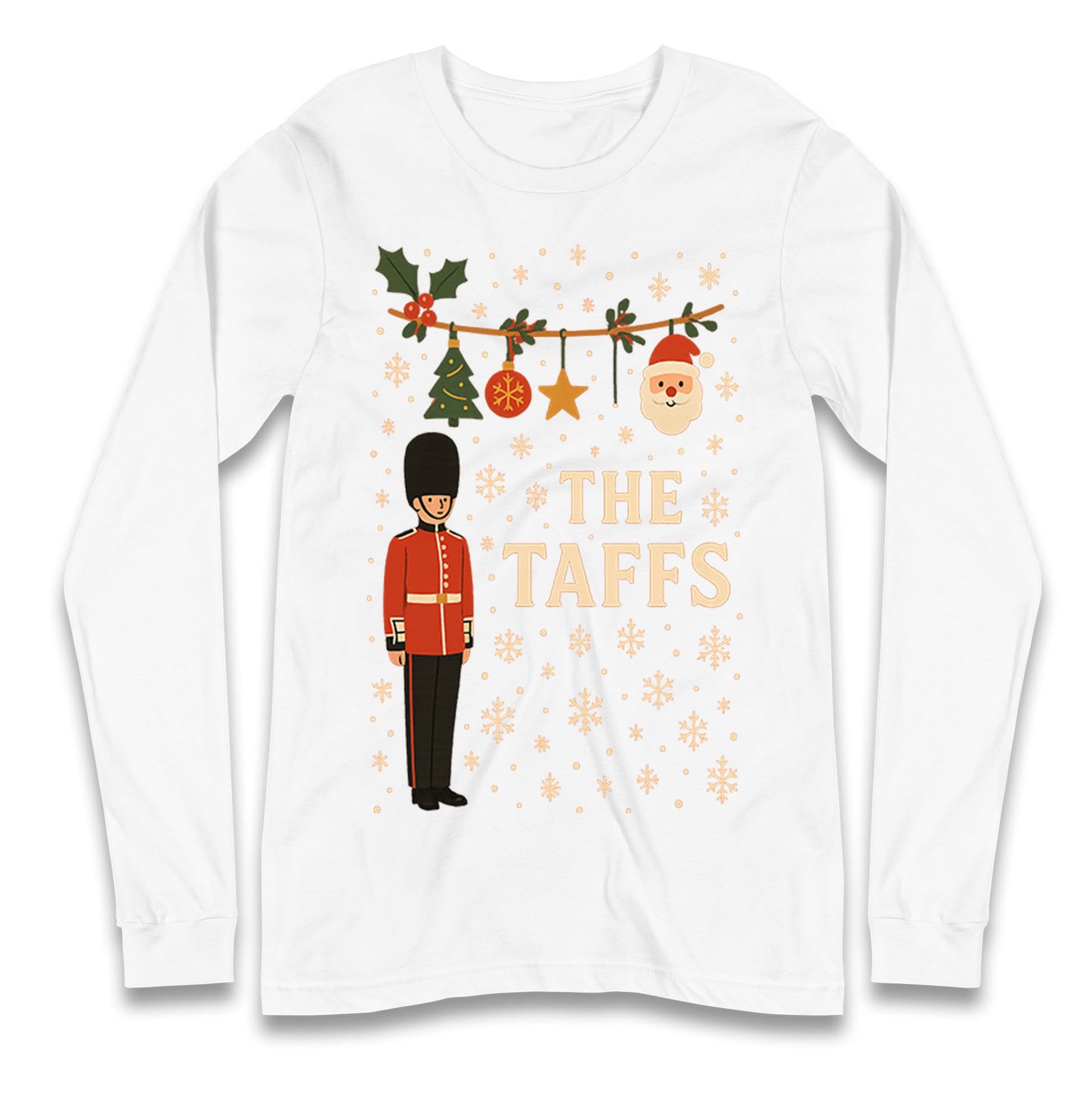 The Taffs Welsh Guards Christmas Long Sleeve Shirt