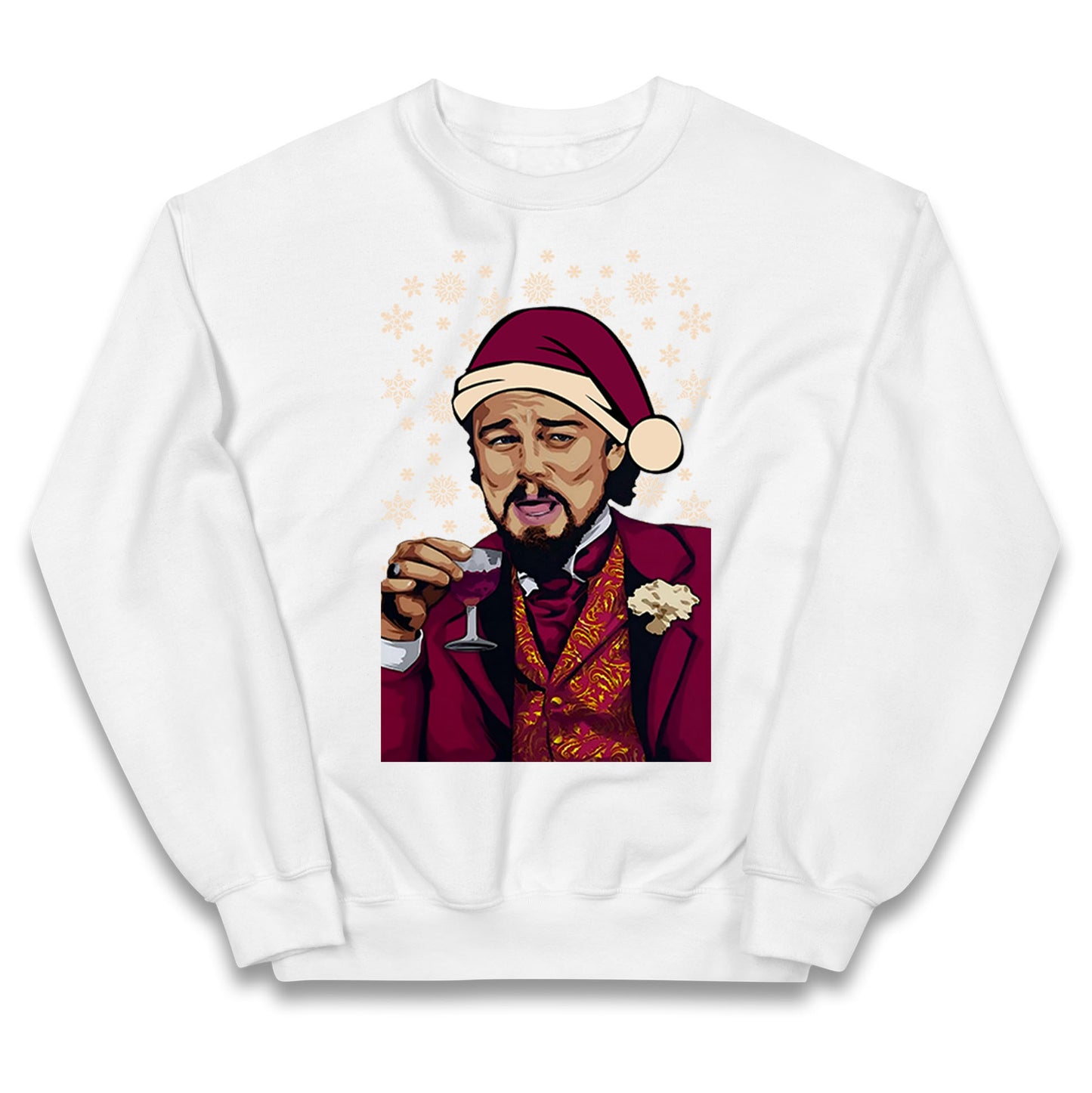 leonardo dicaprio christmas jumper