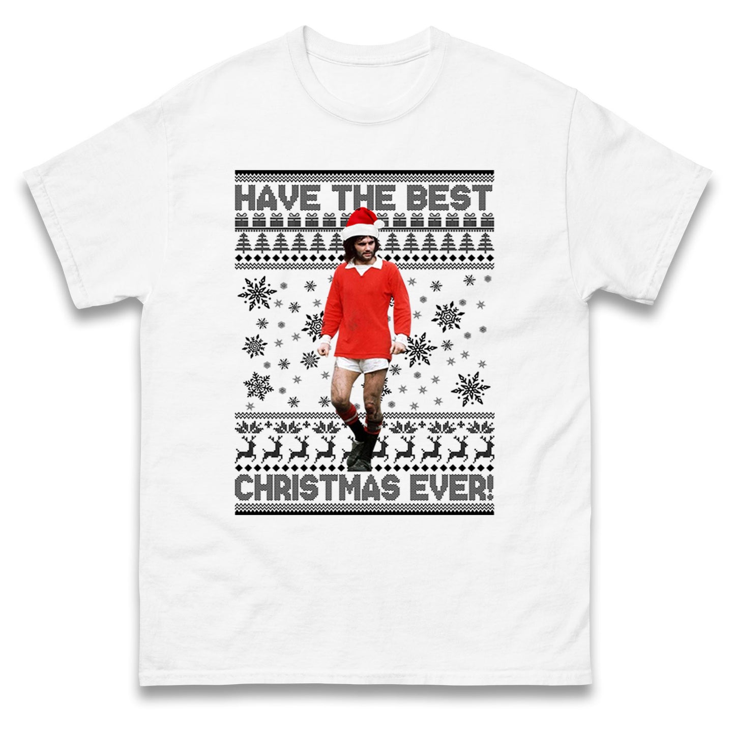 Christmas George Best T Shirt