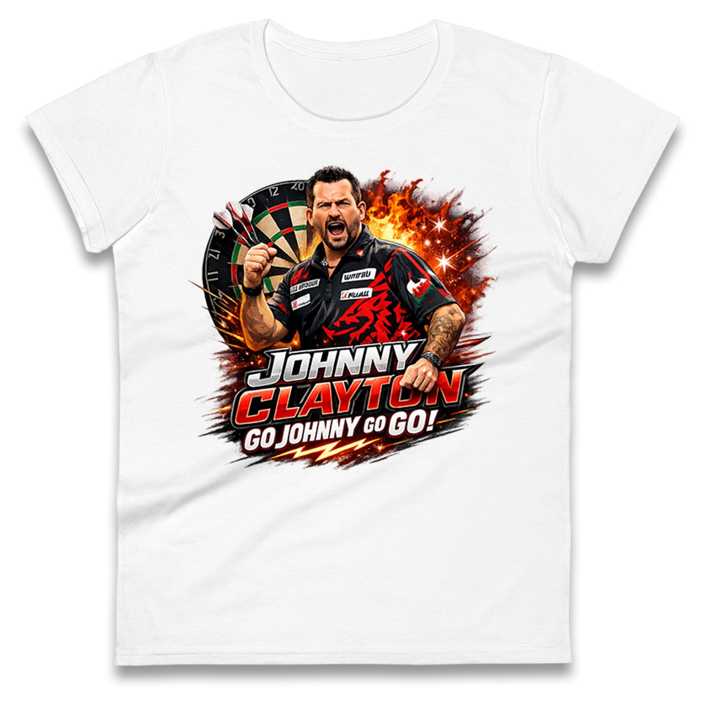 Johnny Clayton Wales Ladies T Shirt