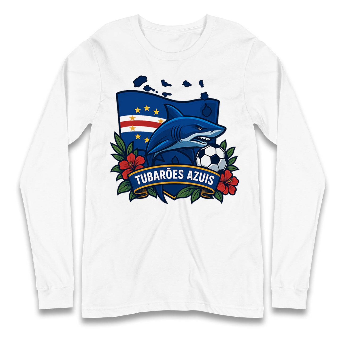 Cape Verde Football Longsleeve T Shirt