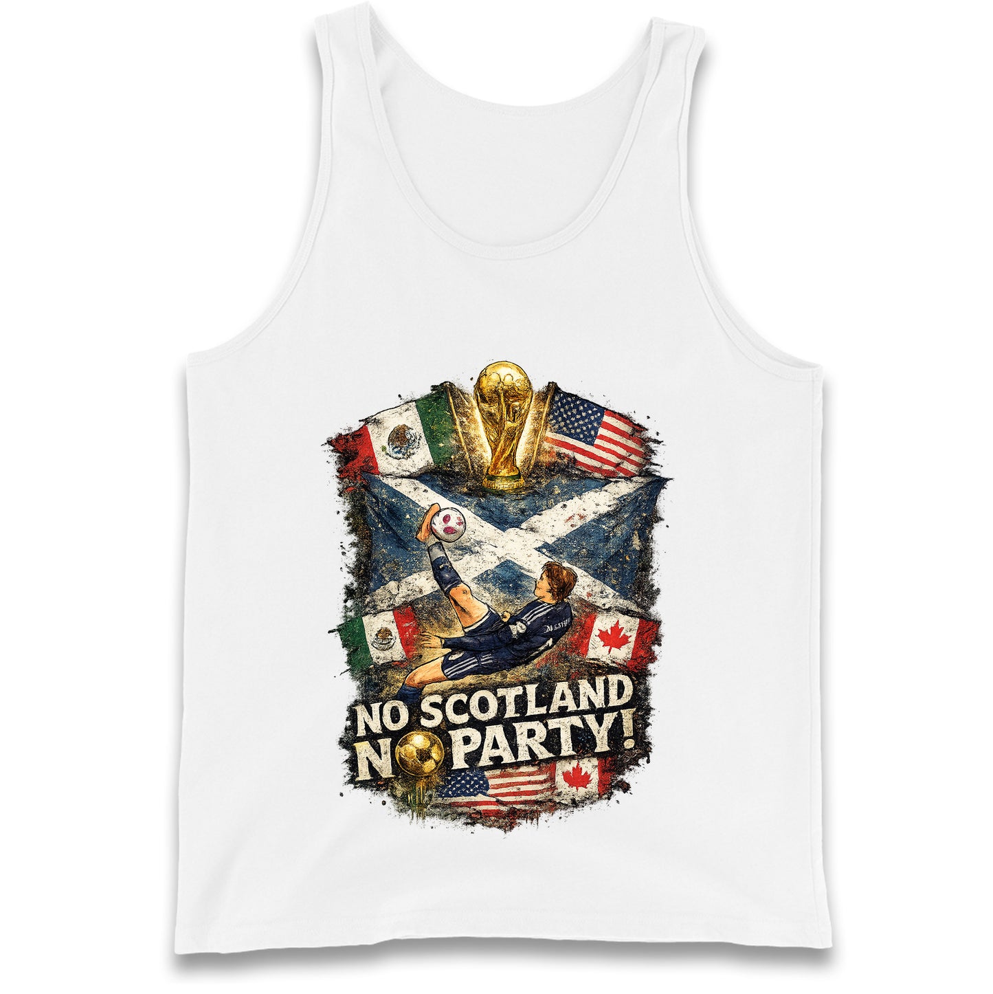 No Scotland No Party World Cup 2026 Tank Top