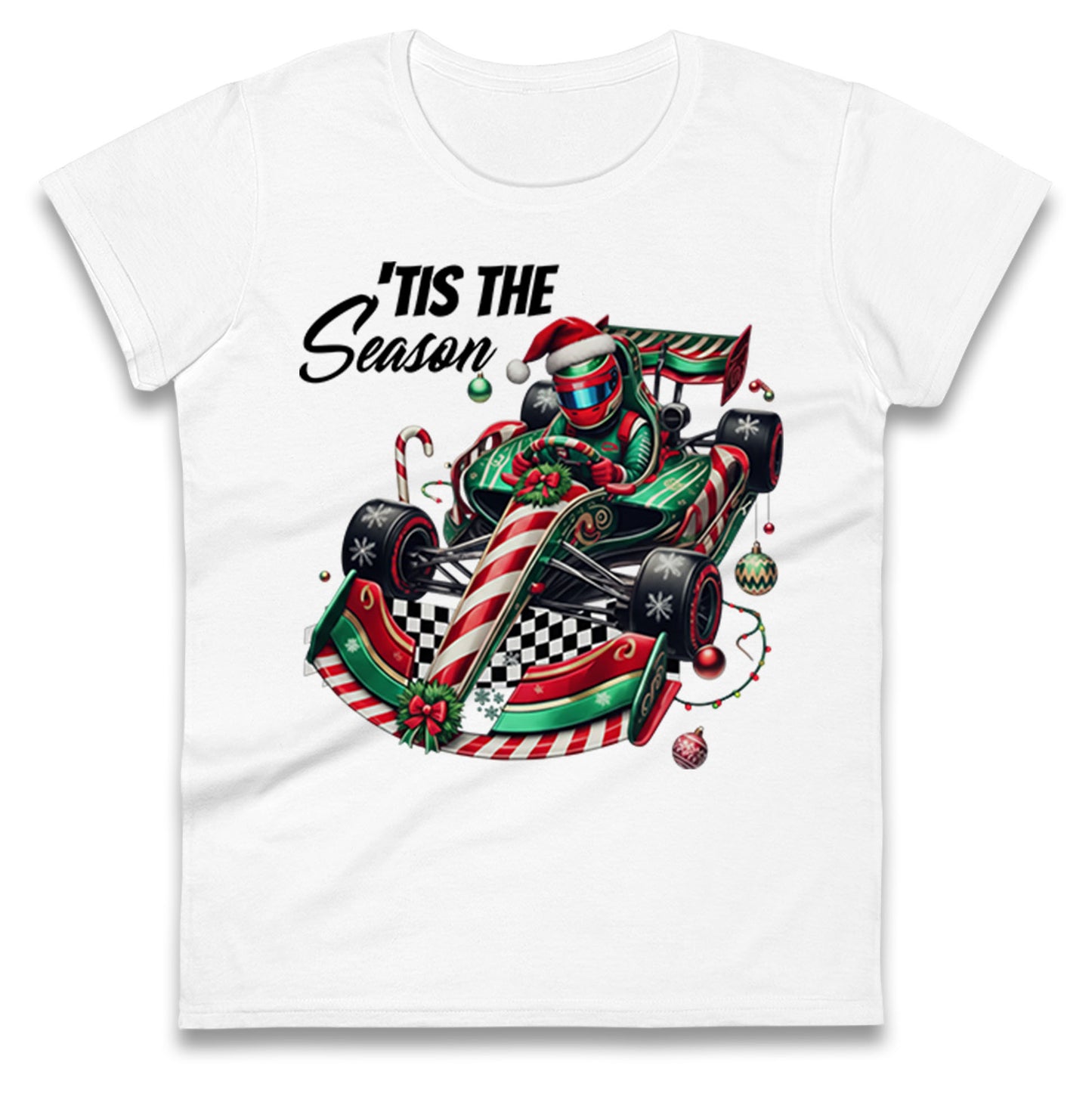 F1 Karting Tis The Season Christmas Ladies Shirt