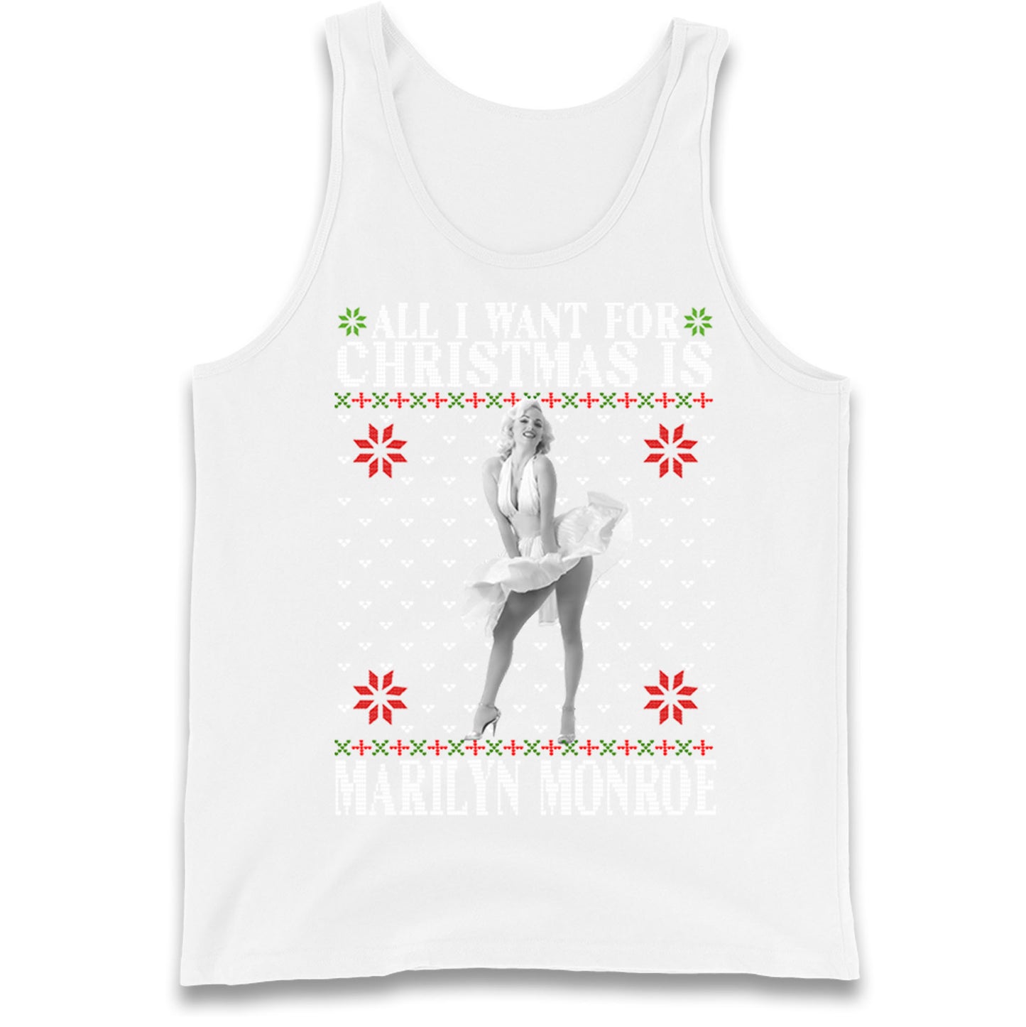 marilyn monroe christmas tank top