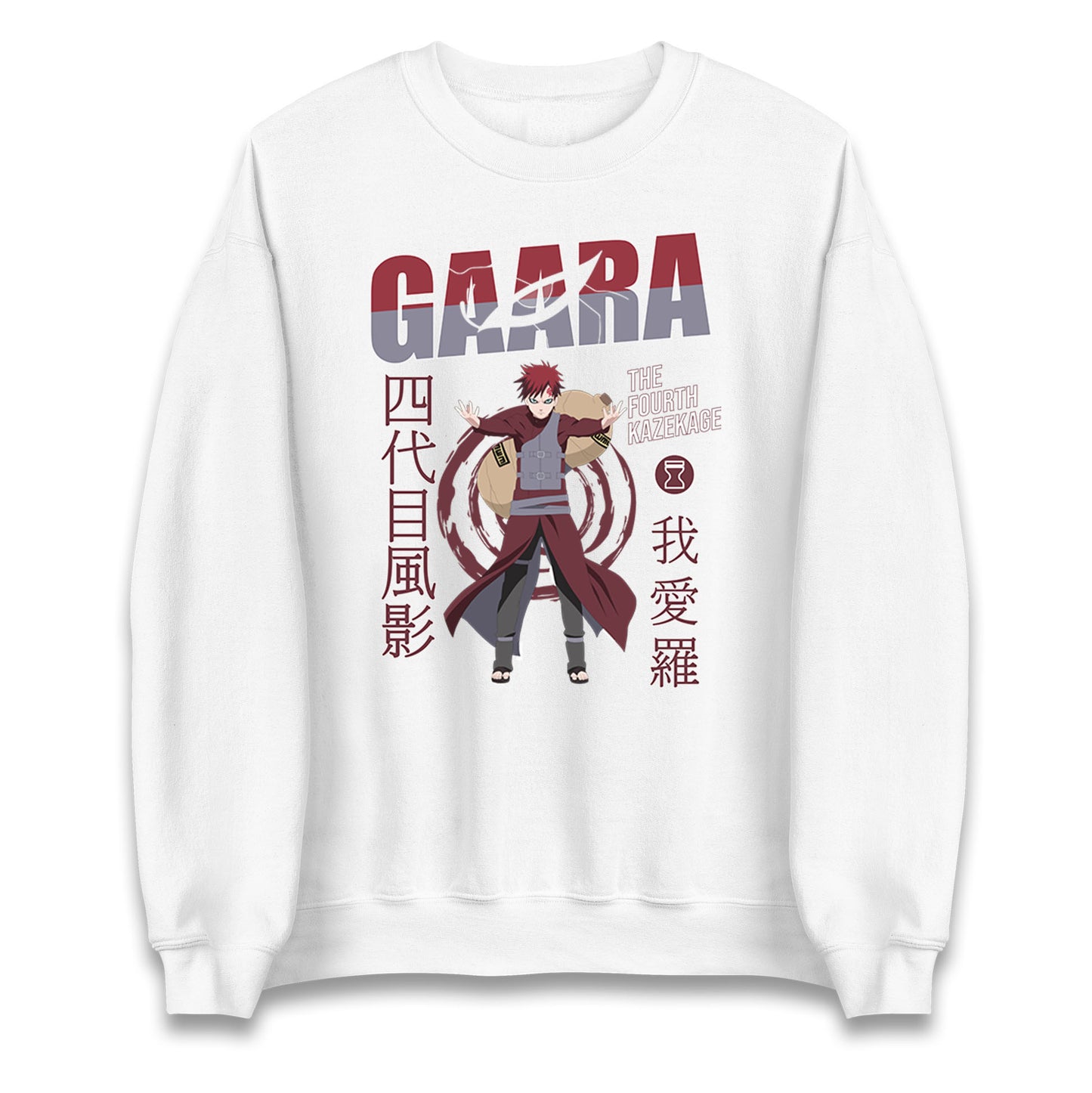 naruto shippuden gaara the fourth kazekage sweatshirt